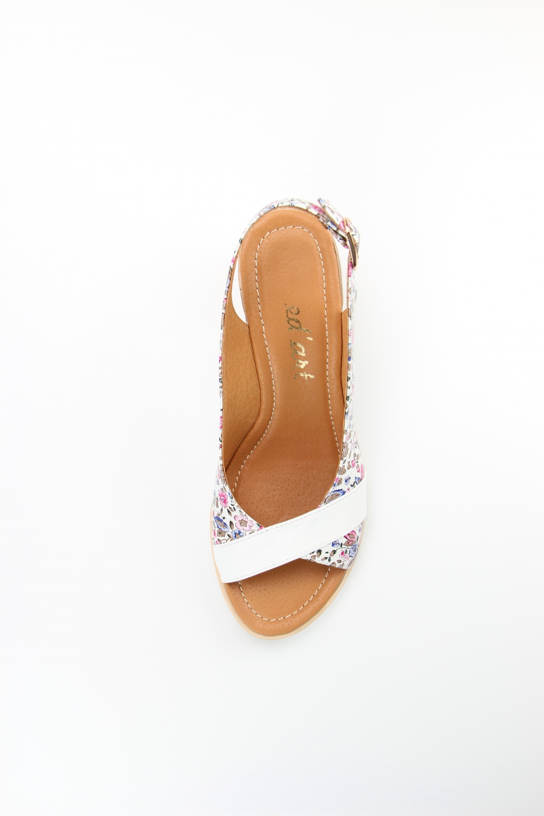 картинка Босоножки ED'ART 6007.624'be.flowers от интернет магазина