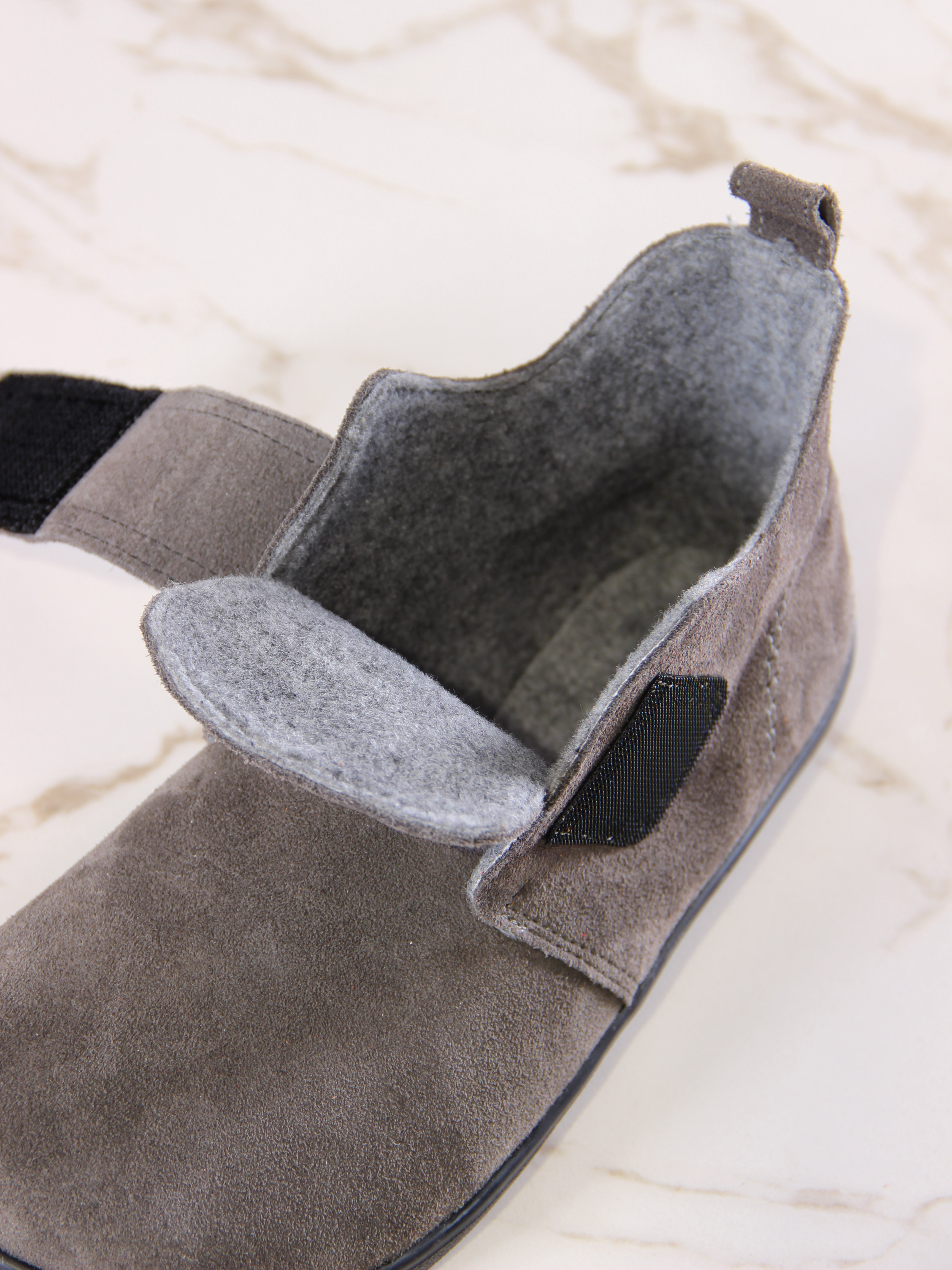 картинка Босоногие ботинки  ED'ART 209.NATA'bl.Серый замок замша от интернет магазина