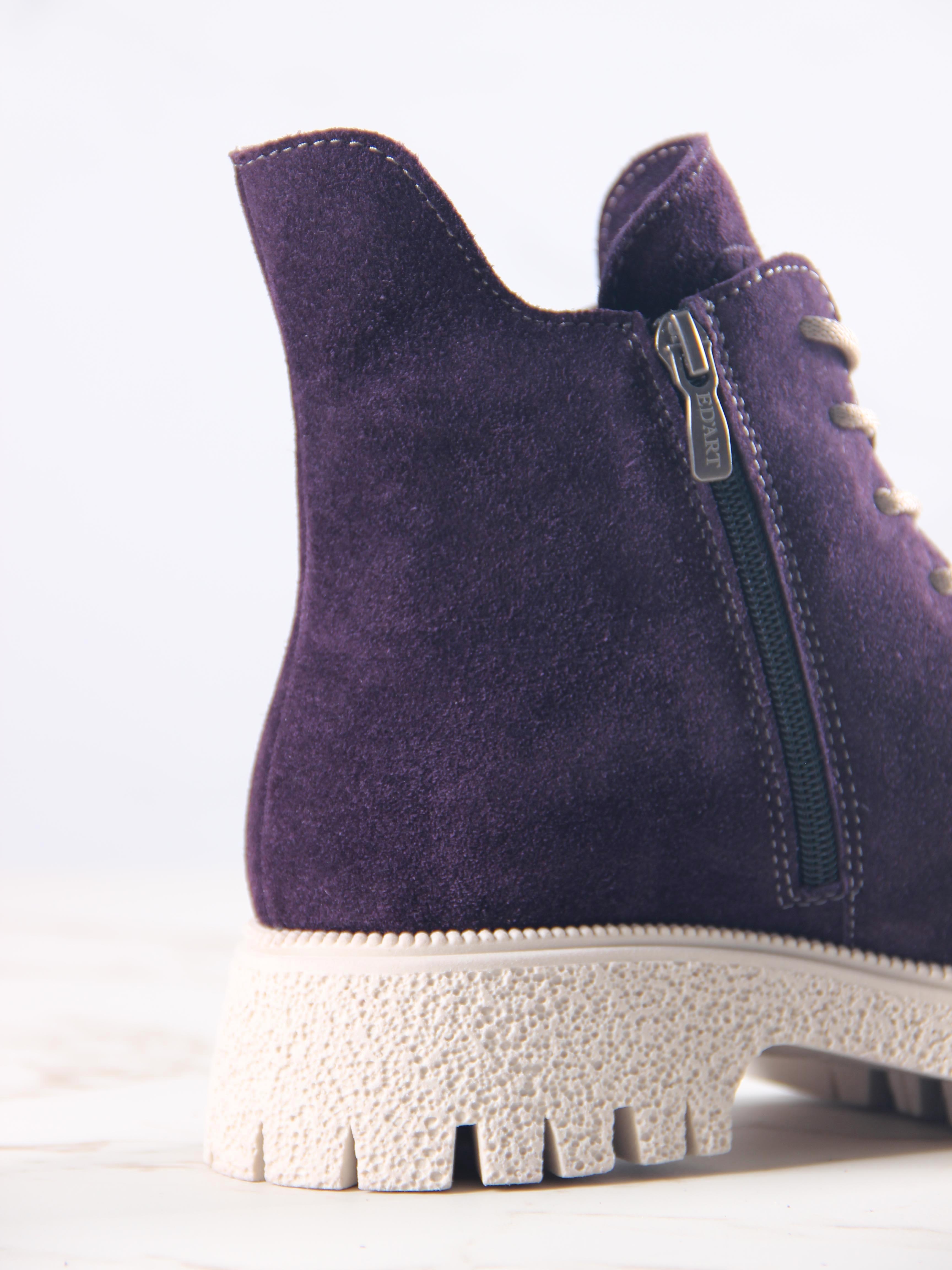 картинка Ботинки ED'ART 228.V.1541'be. сливовая замша от интернет магазина