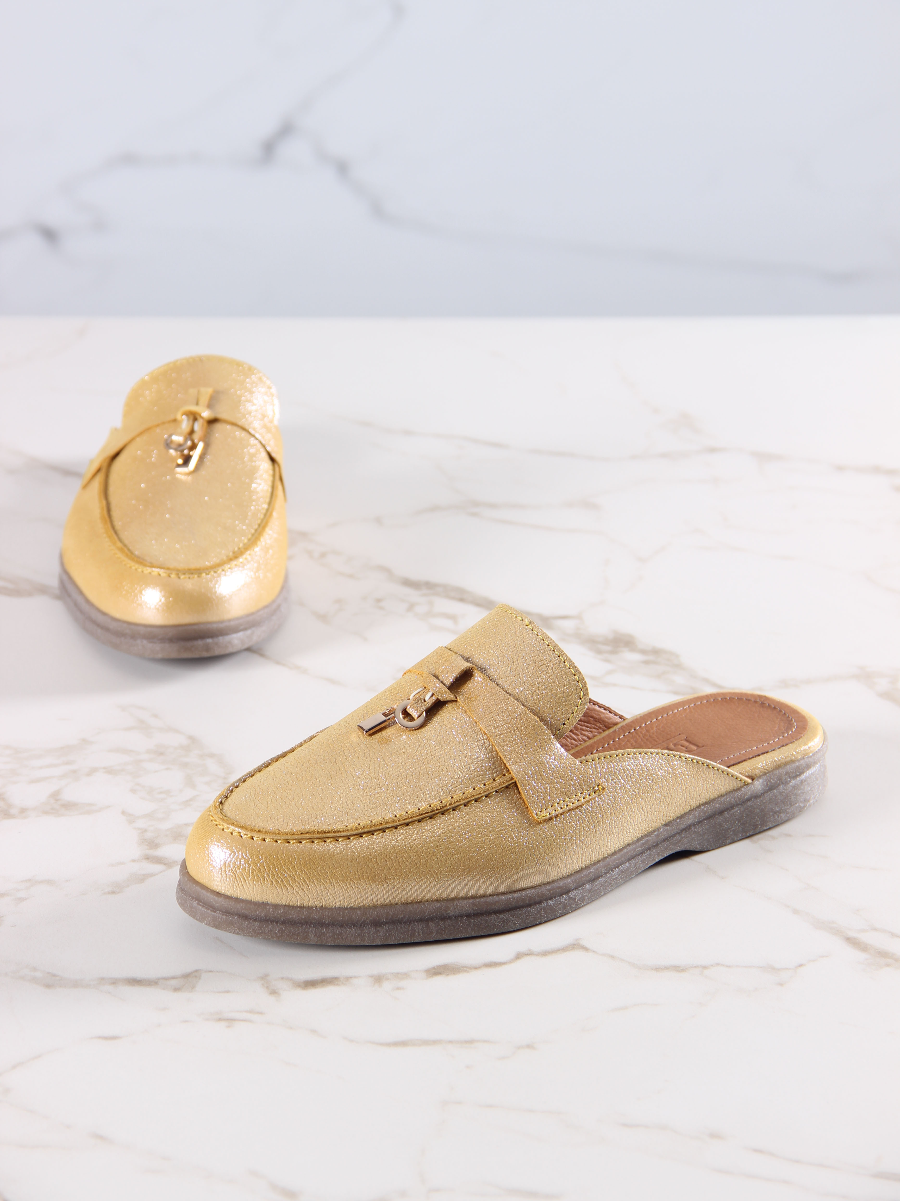 картинка Мюли ED'ART 1070.2614'be. желтый астана от интернет магазина