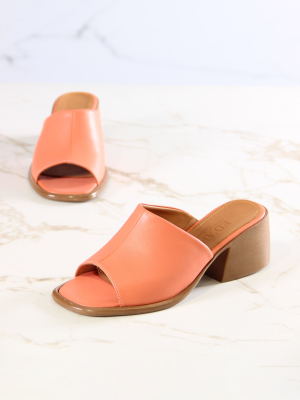 Сабо натуральная кожа розовые