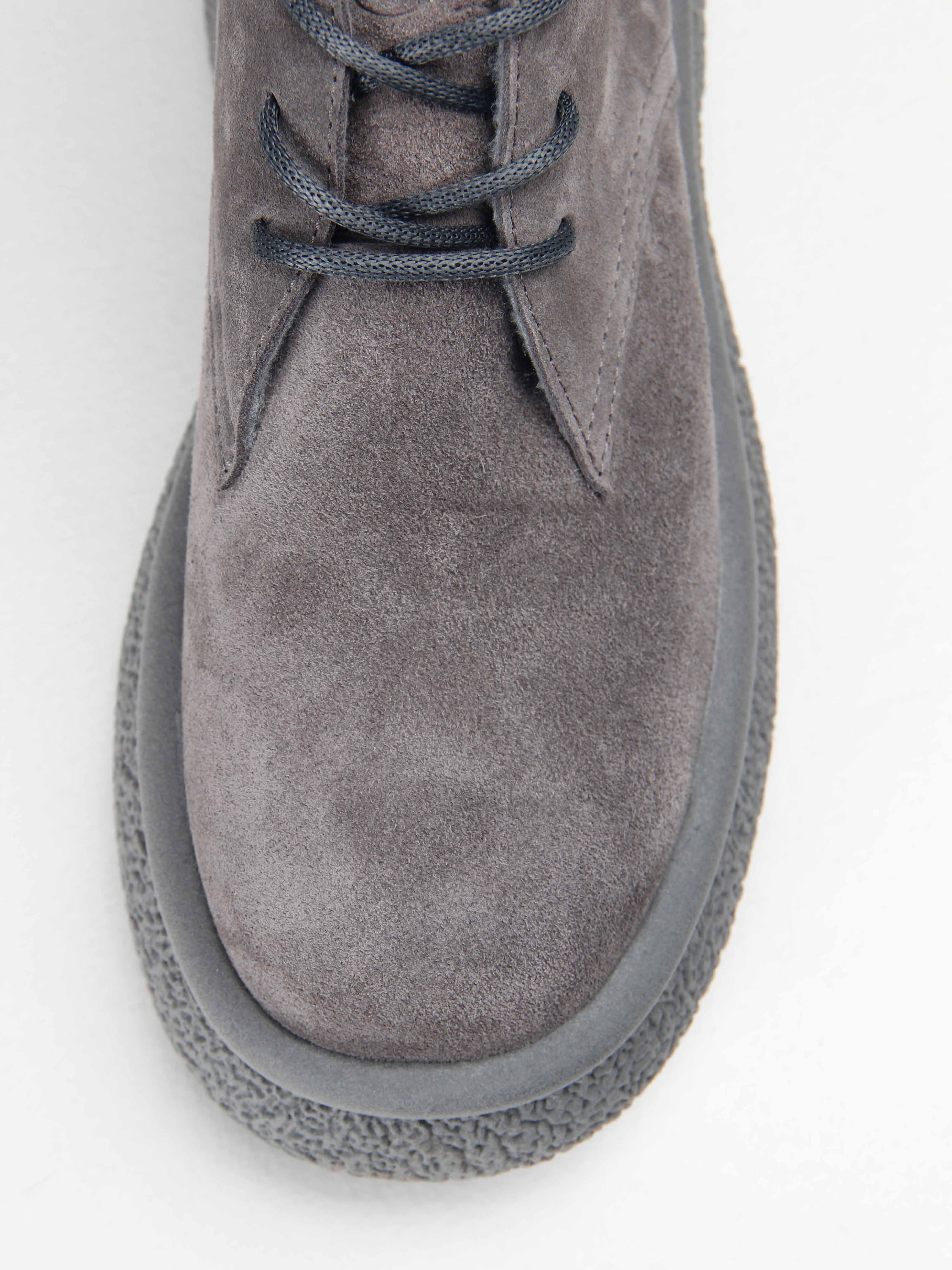 картинка Ботинки ED'ART 308.агата' gr. серый замок замша б от интернет магазина