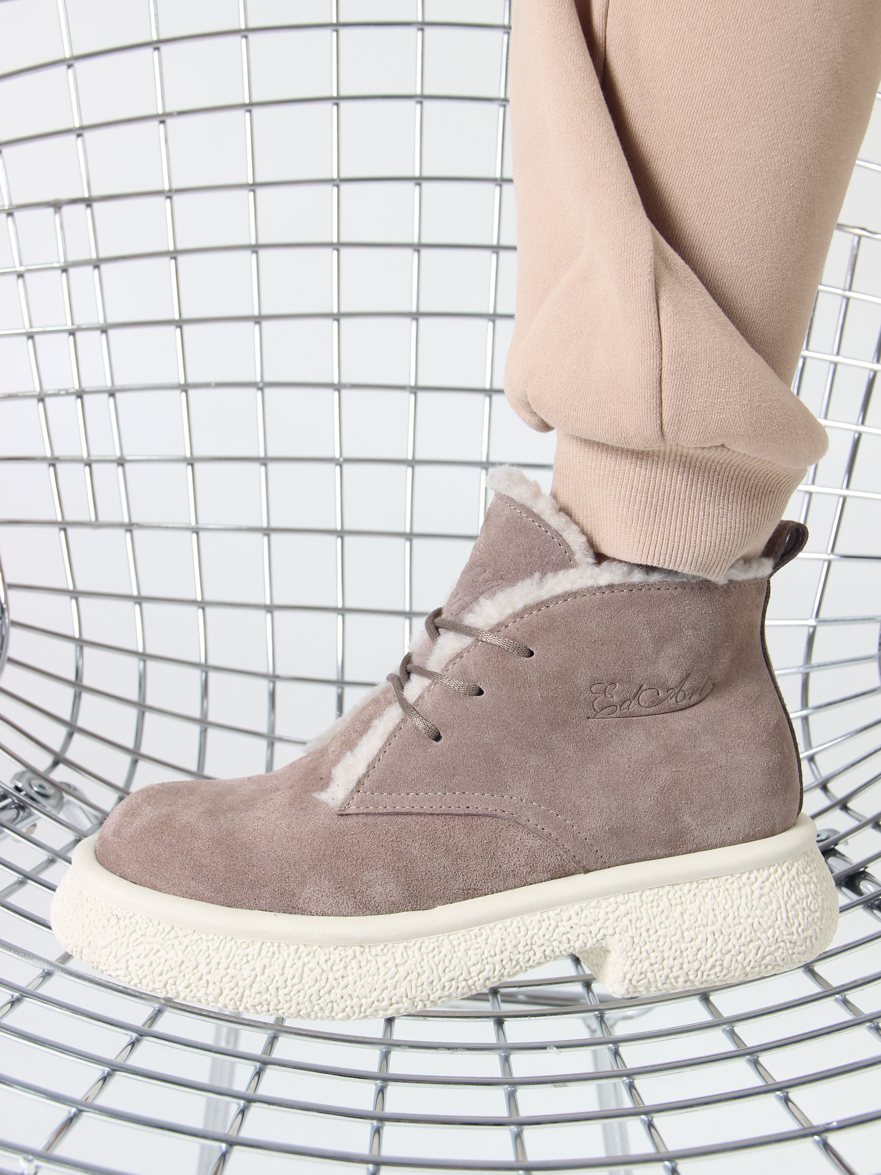 картинка Ботинки ED'ART 308.агата'w. капучино замша от интернет магазина