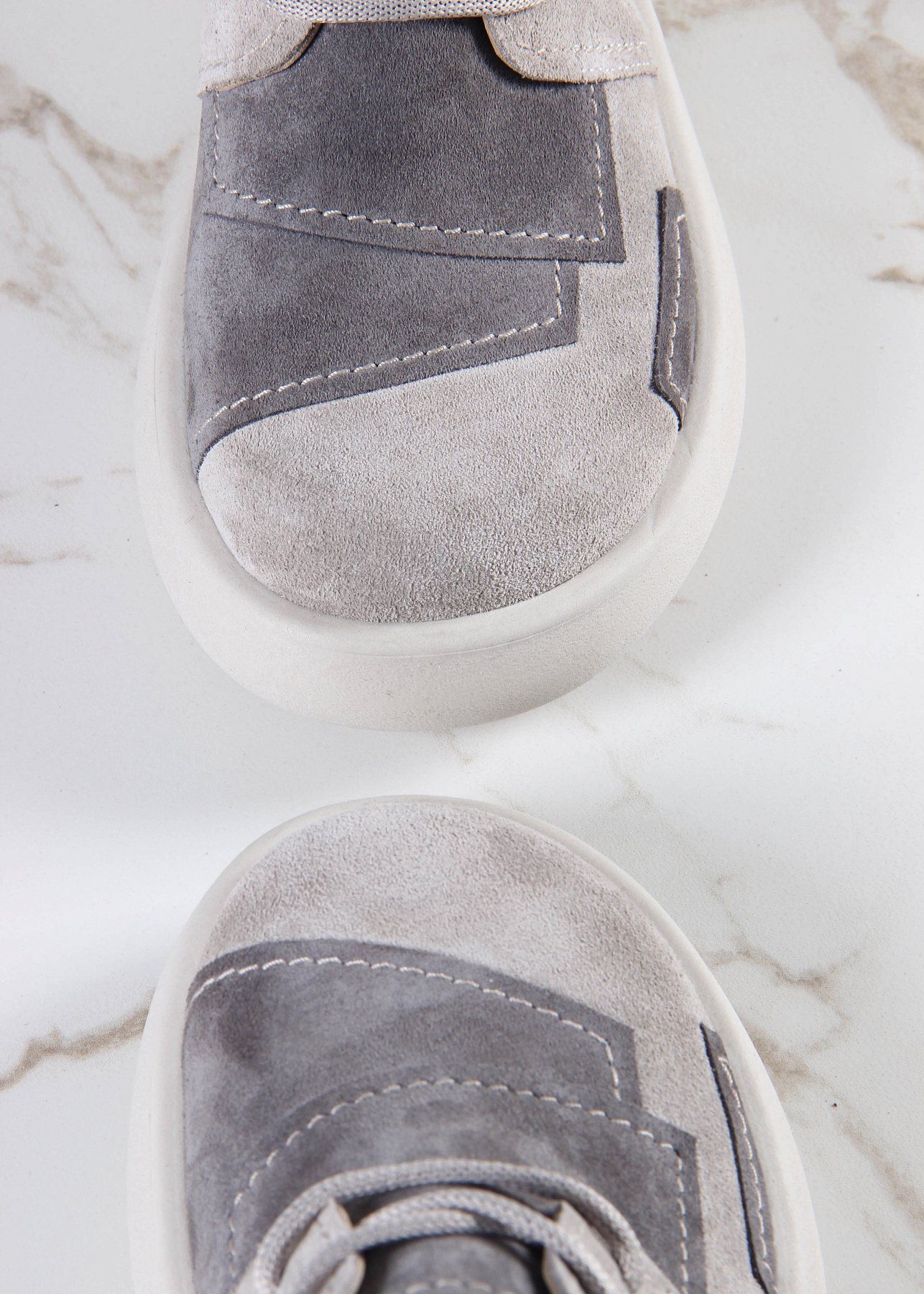 картинка Полуботинки туфли ED'ART 205.927'be. Каменный замша Серый замок от интернет магазина