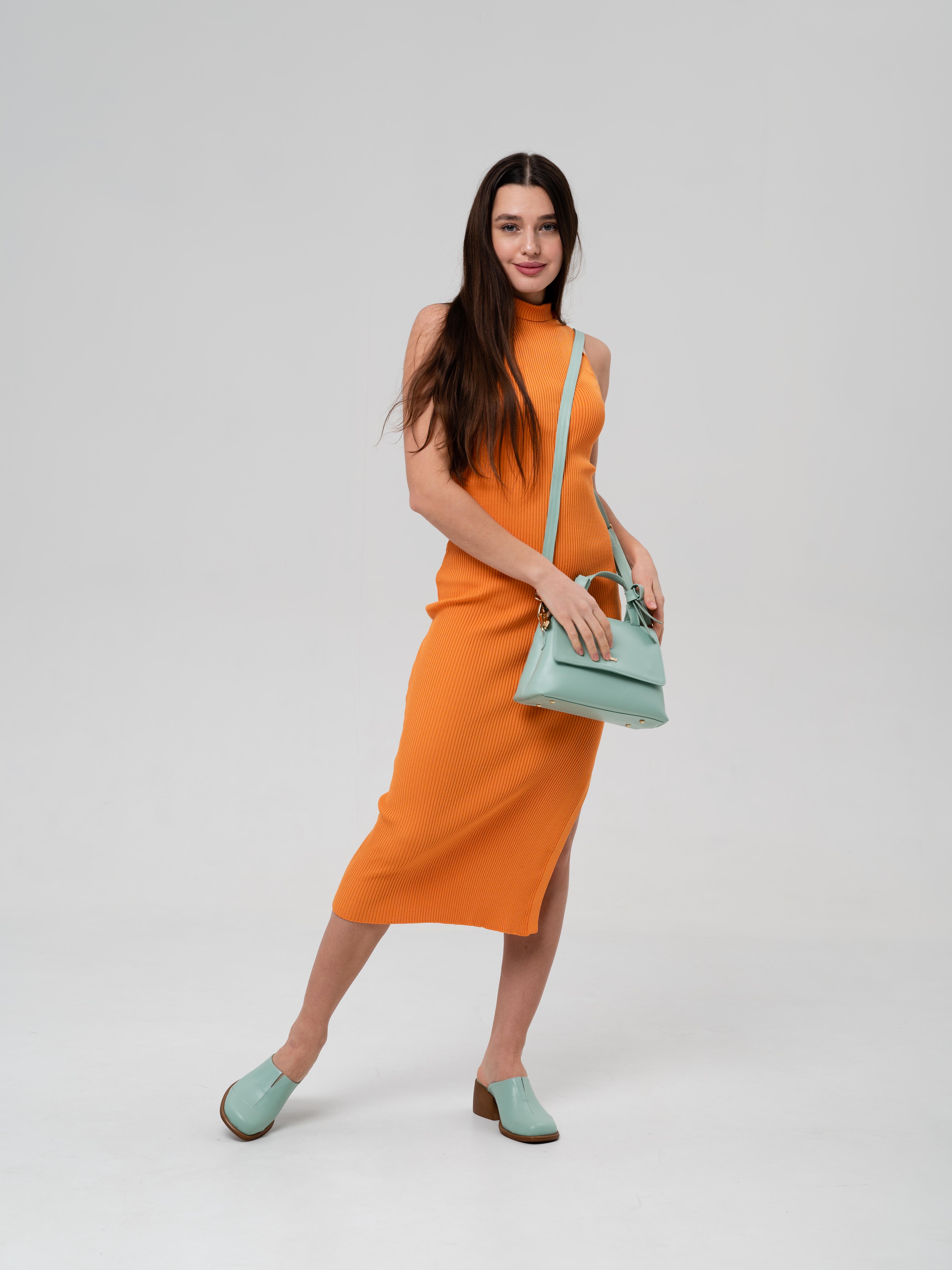 картинка Сабо ED'ART 5132.23663'br. мята+коричневый от интернет магазина