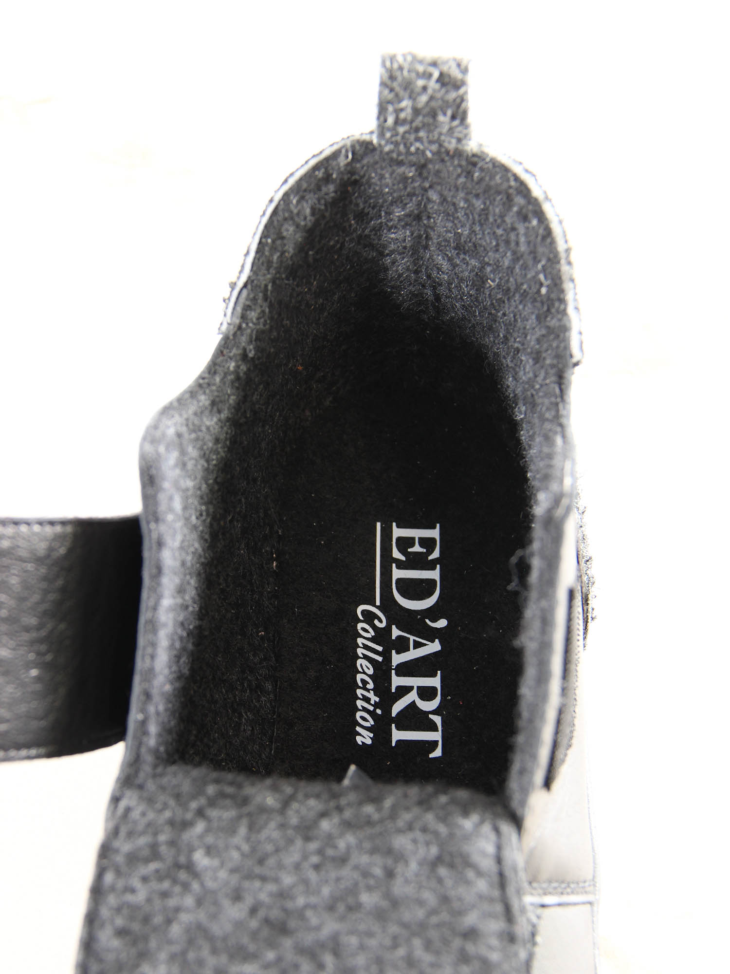 картинка Босоногие ботинки  ED'ART 206.NATA'bl.Черная кожа+черный джангл от интернет магазина