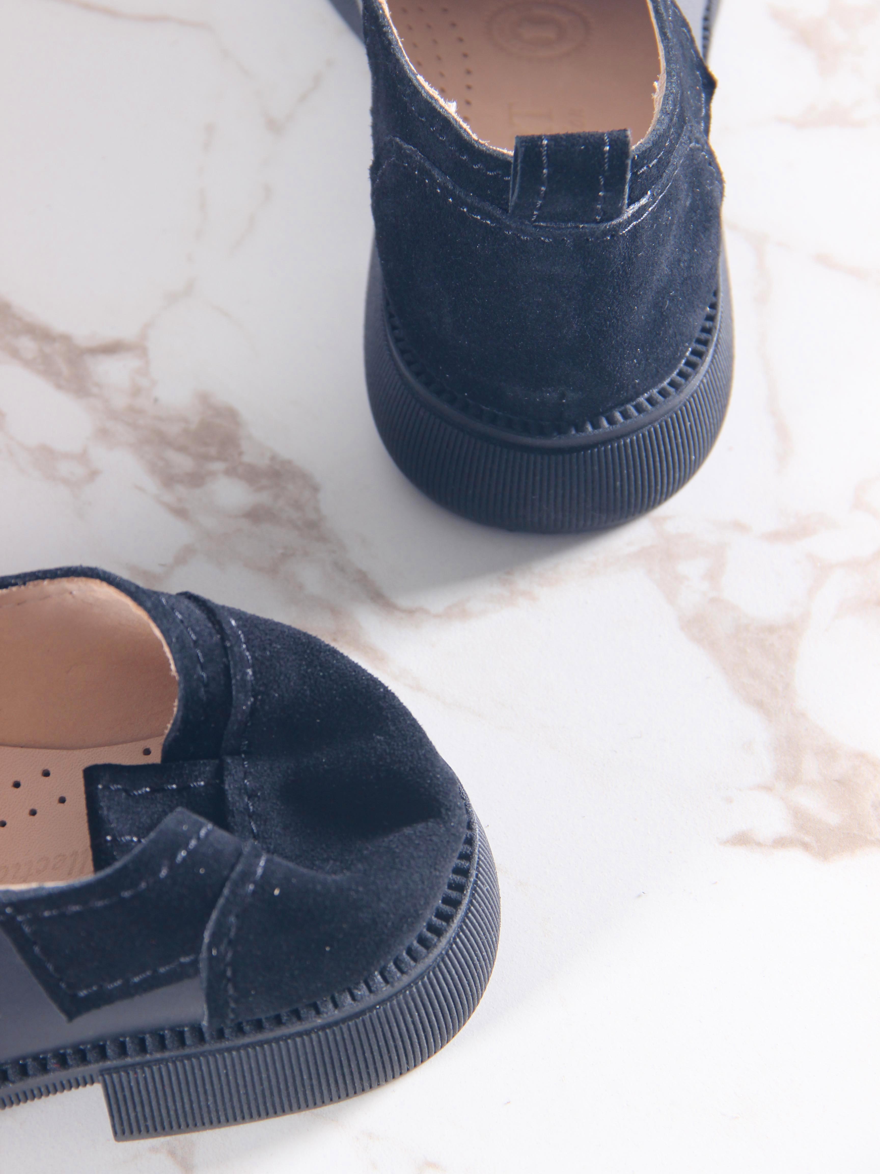 картинка Полуботинки туфли ED'ART 205.патриция'bl. черный черная замша от интернет магазина