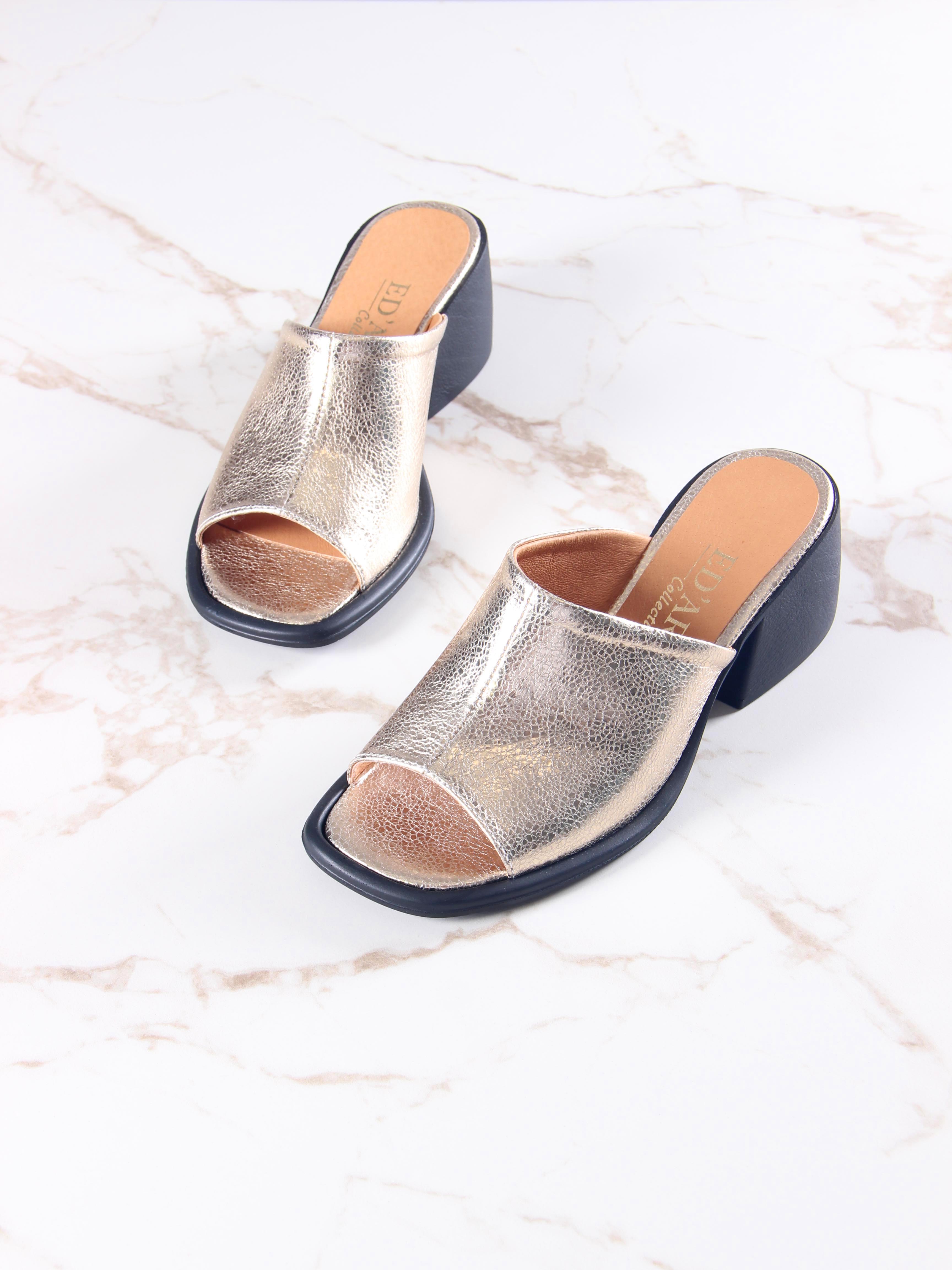 картинка Босоножки ED'ART 4012.23663'bl. золото от интернет магазина