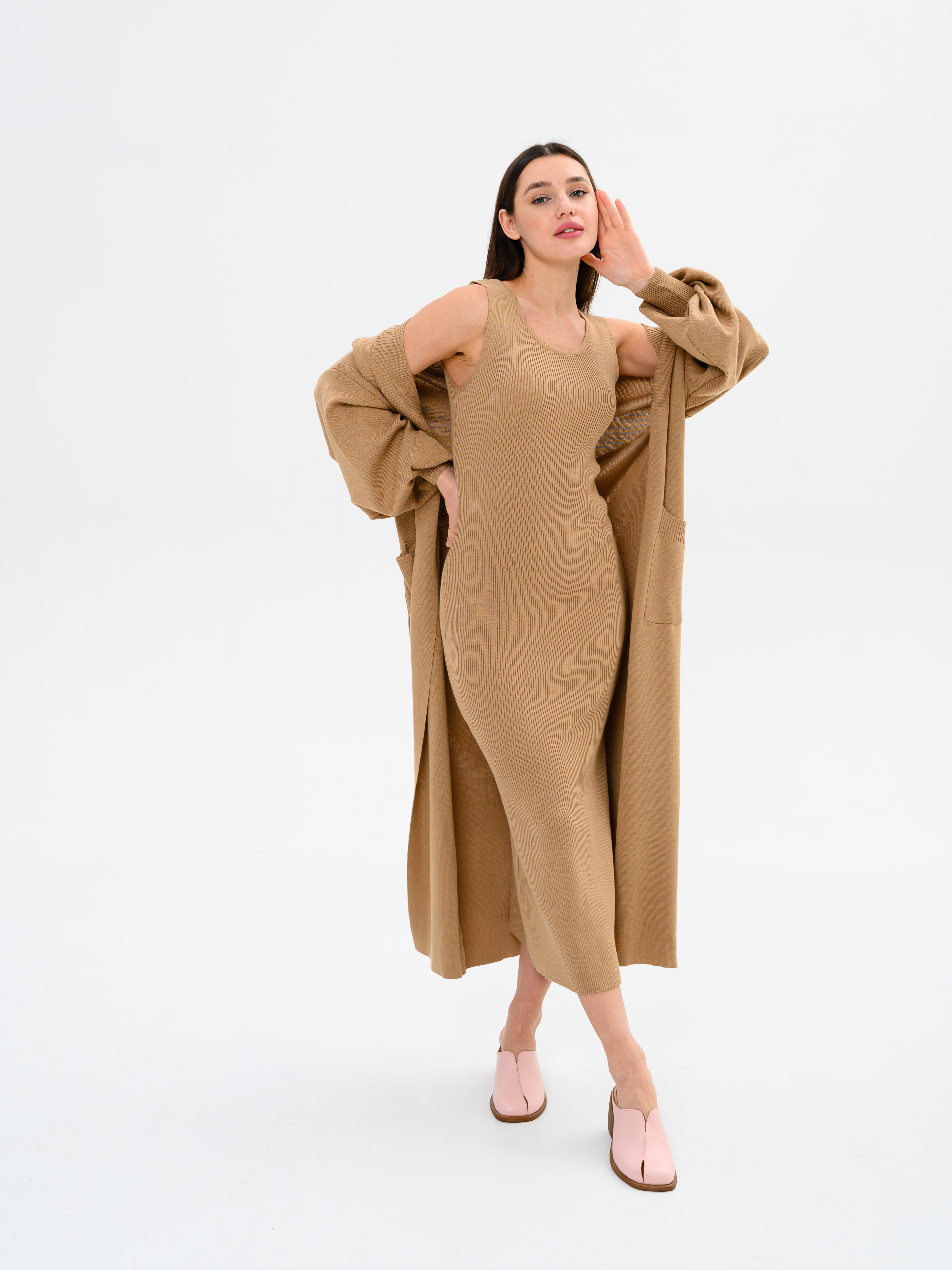 картинка Сабо ED'ART  5200.23663'br. Розовый+коричневый от интернет магазина