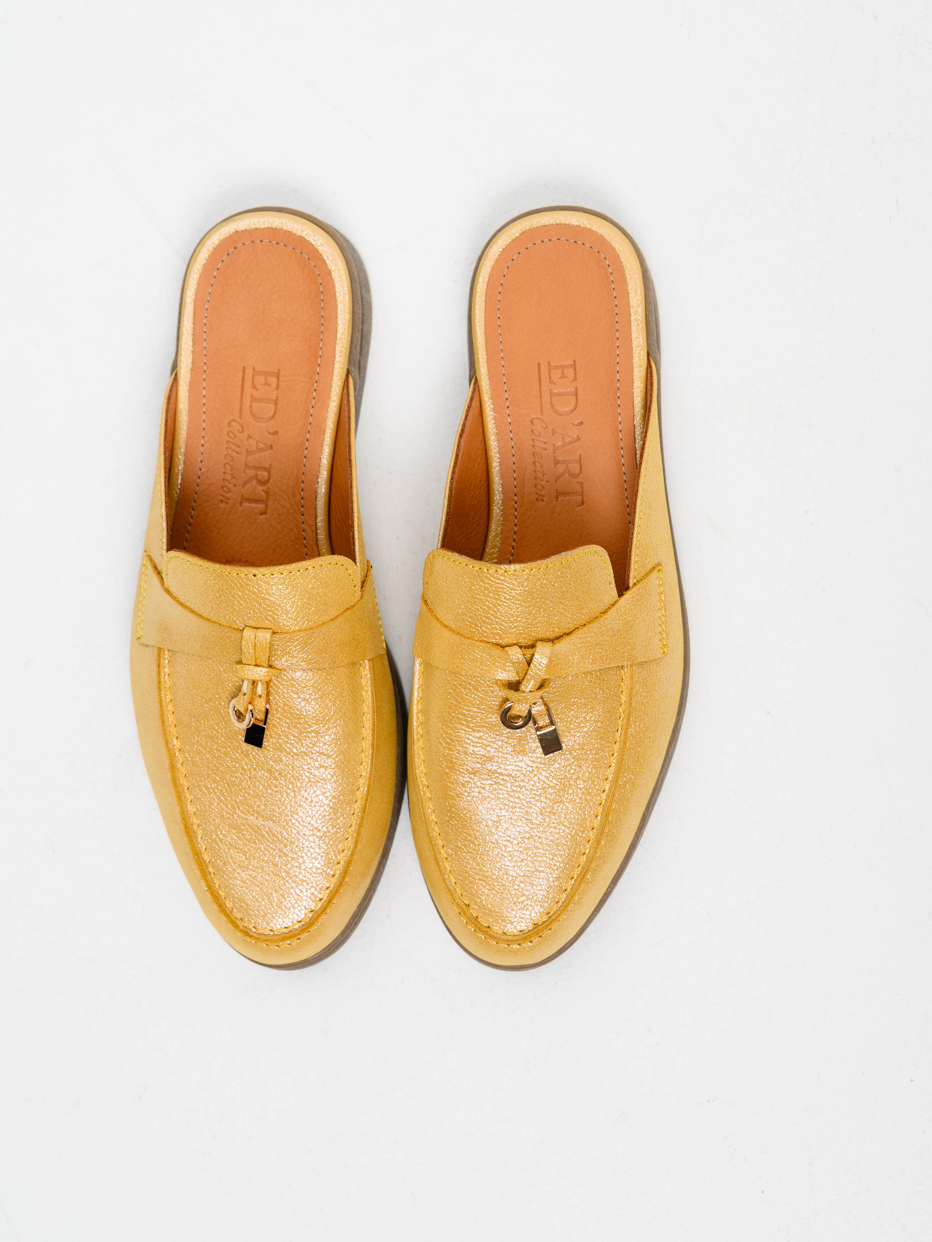 картинка Мюли ED'ART 1070.2614'be. желтый астана от интернет магазина