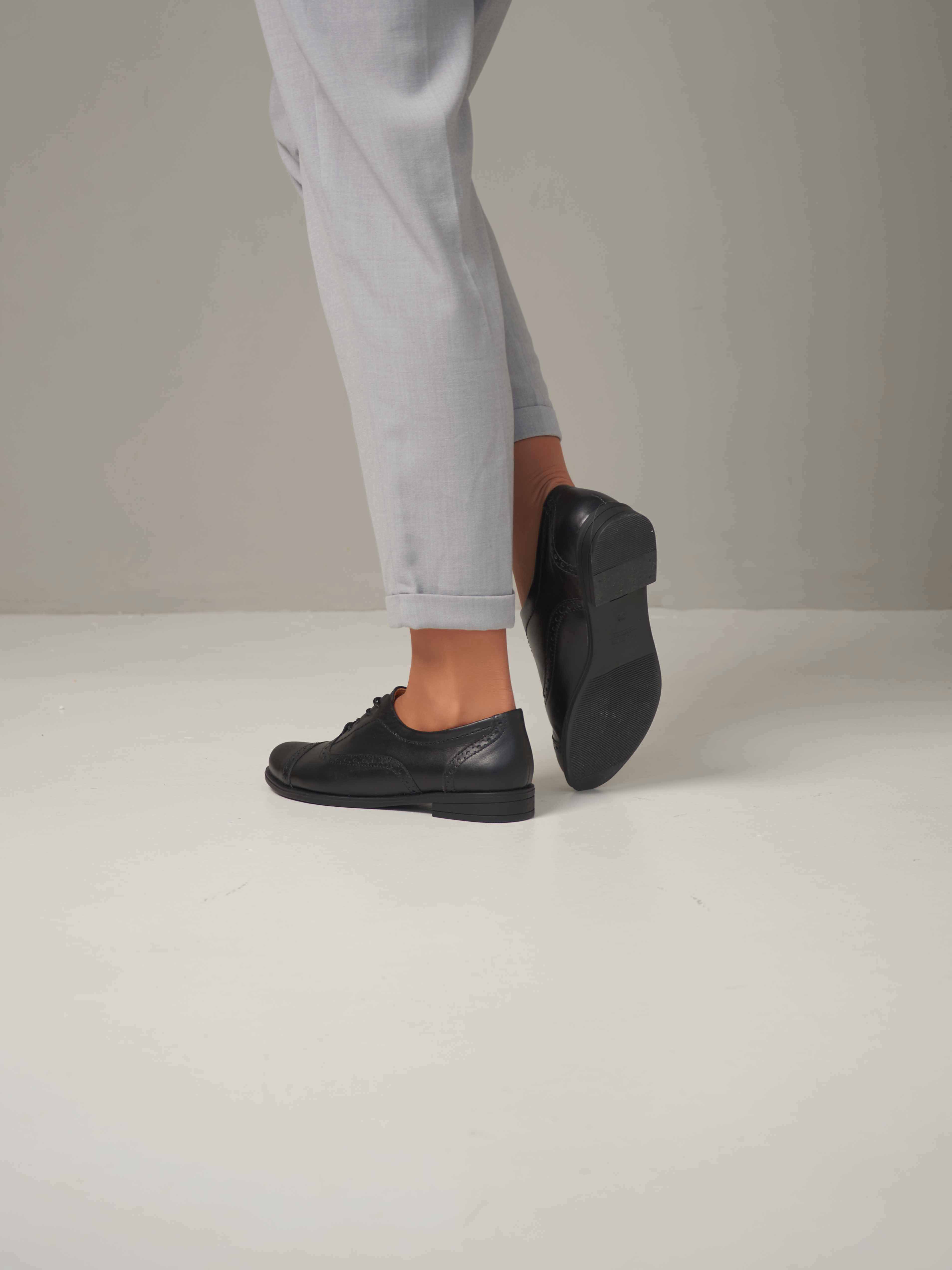 картинка Туфли полуботинки ED'ART 101.madonna'bl. Черный от интернет магазина