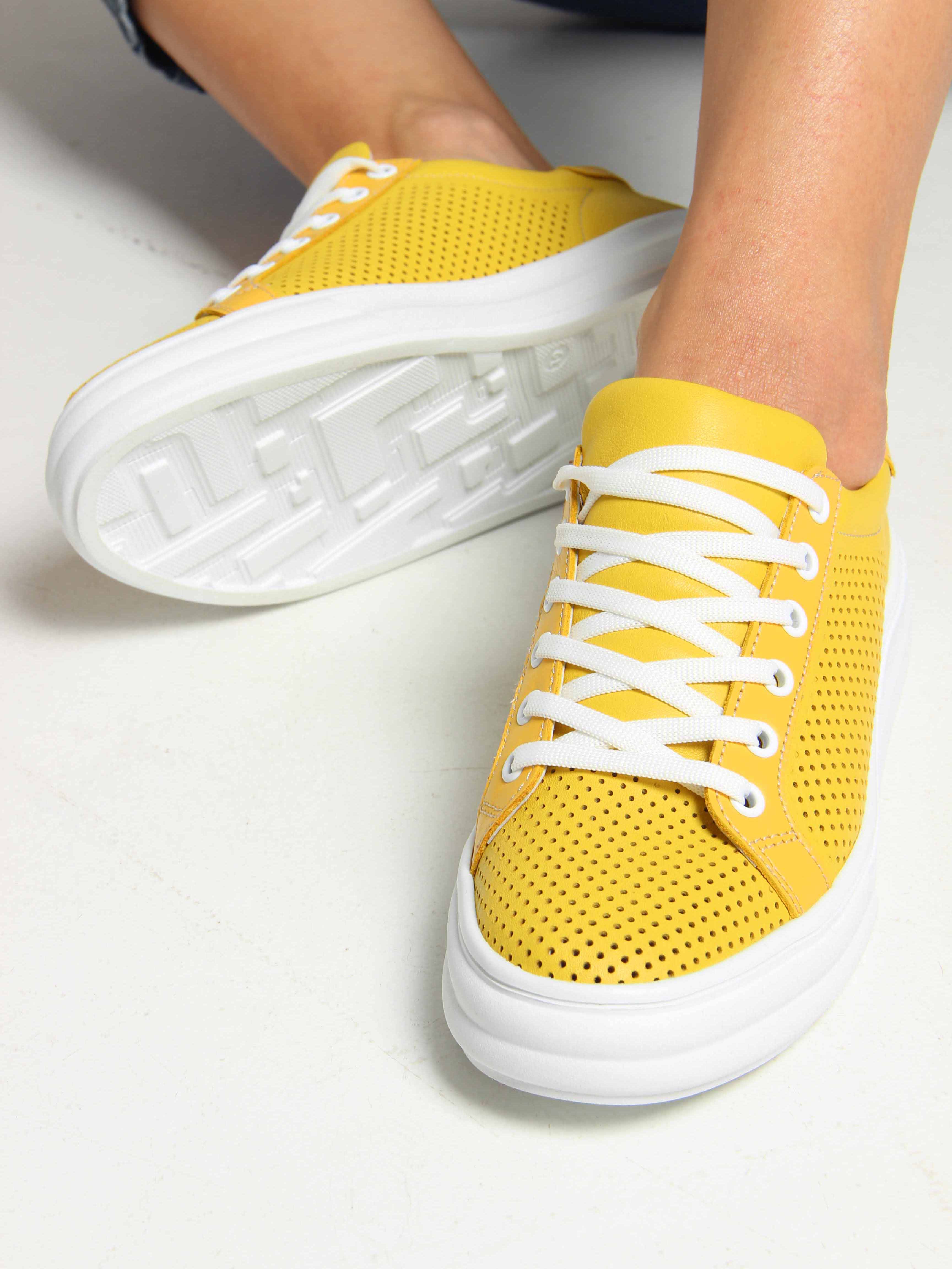 картинка Кеды ED'ART 127.Lusi22'w. Желтый от интернет магазина