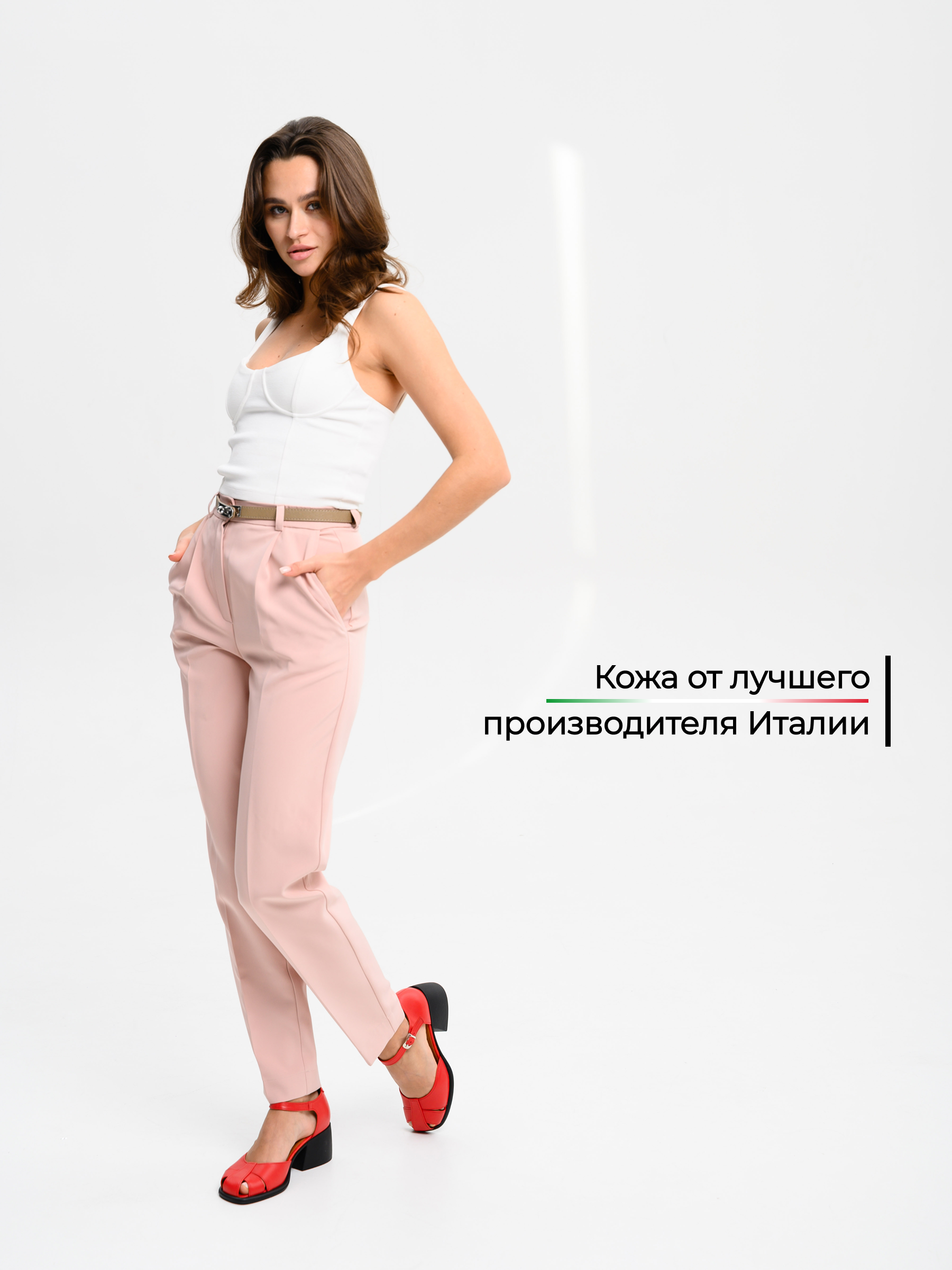 картинка Босоножки ED'ART 5033.23663'bl. Красные от интернет магазина