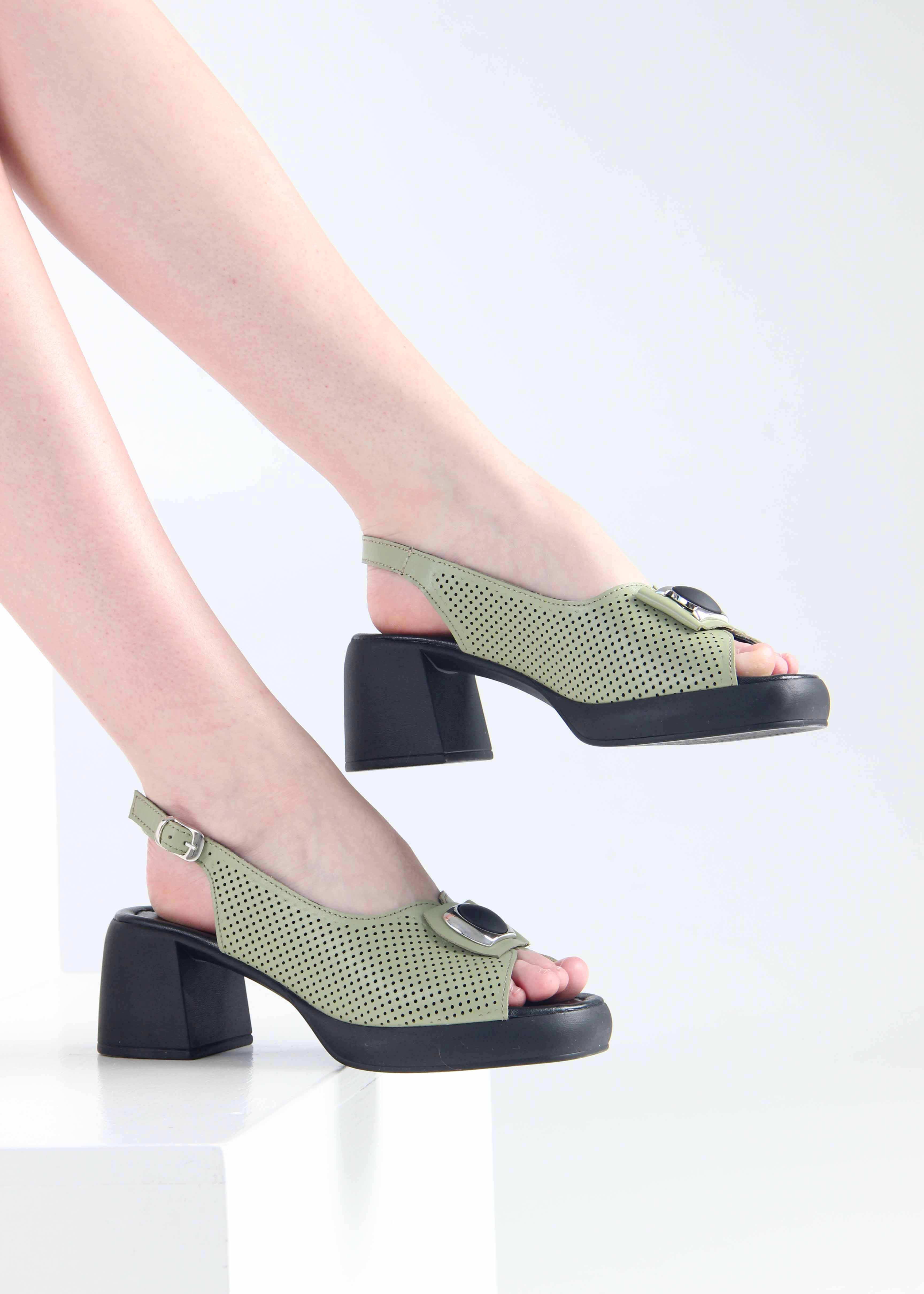 картинка Сабо ED'ART 5030.Р.24191'bl. авокадо от интернет магазина