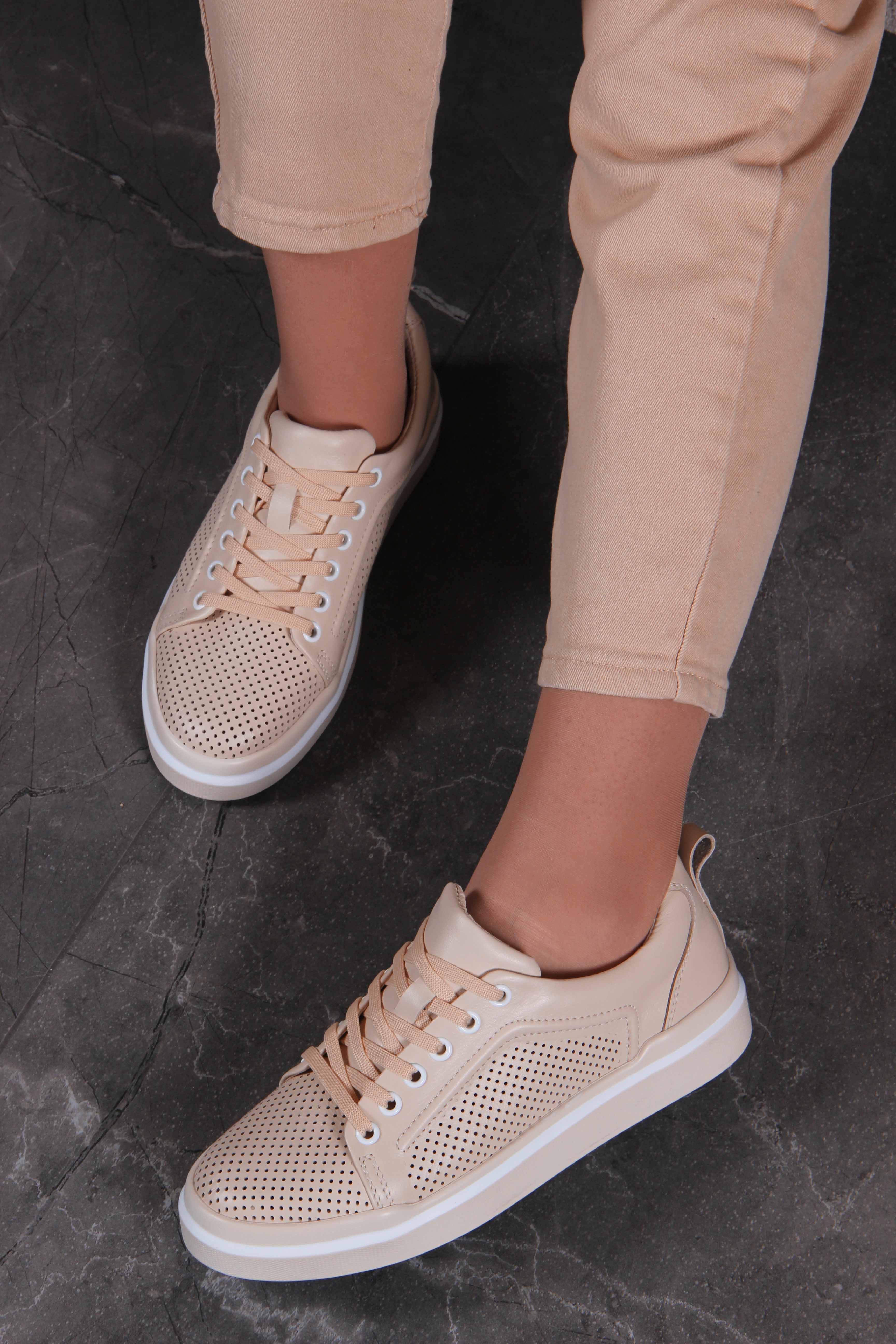 картинка Кеды ED'ART 158.p.paloma'be/w. Бежевый от интернет магазина