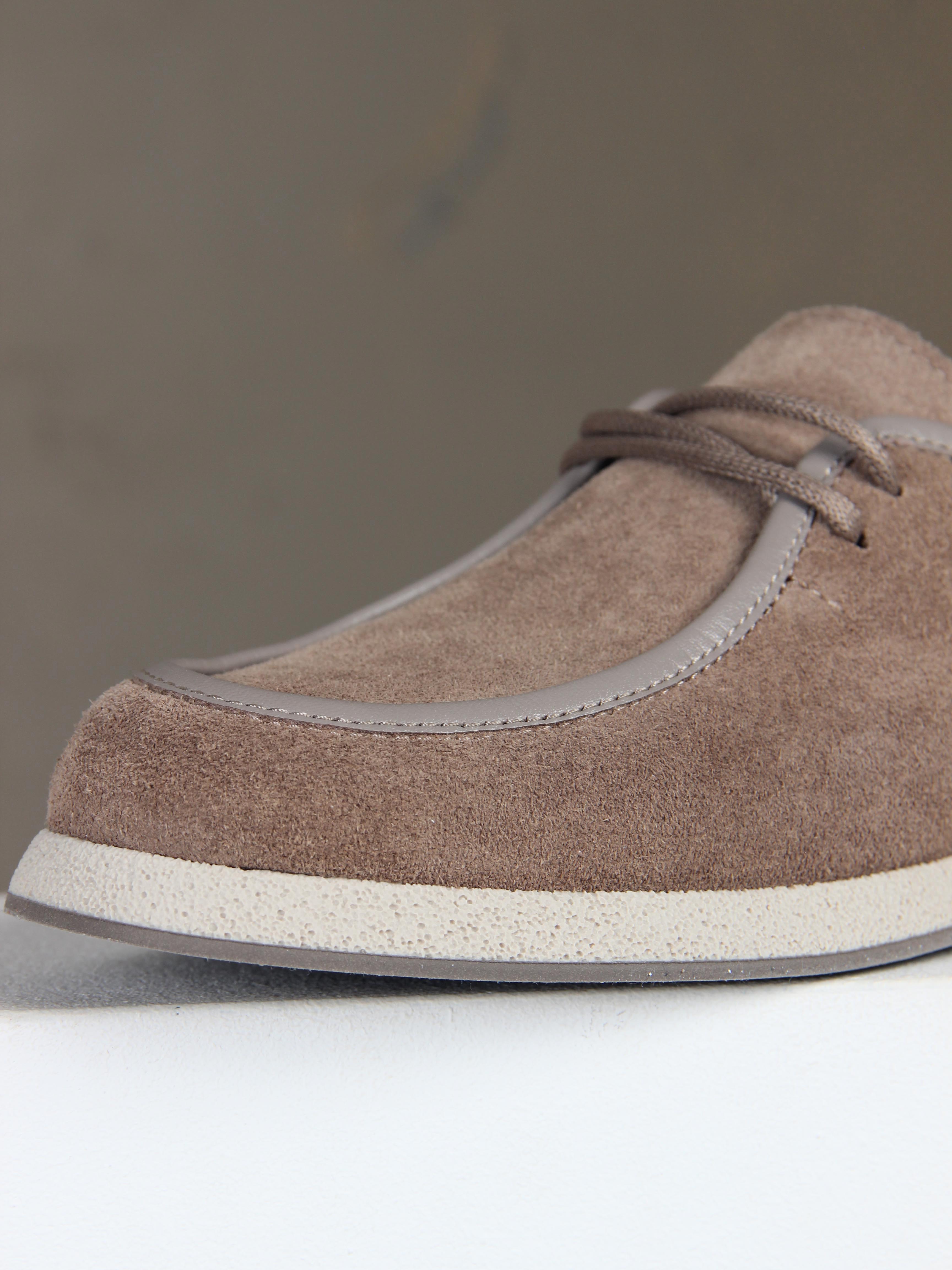 картинка Мокасины ED'ART 191.1607'be. коричневый капучино замша от интернет магазина