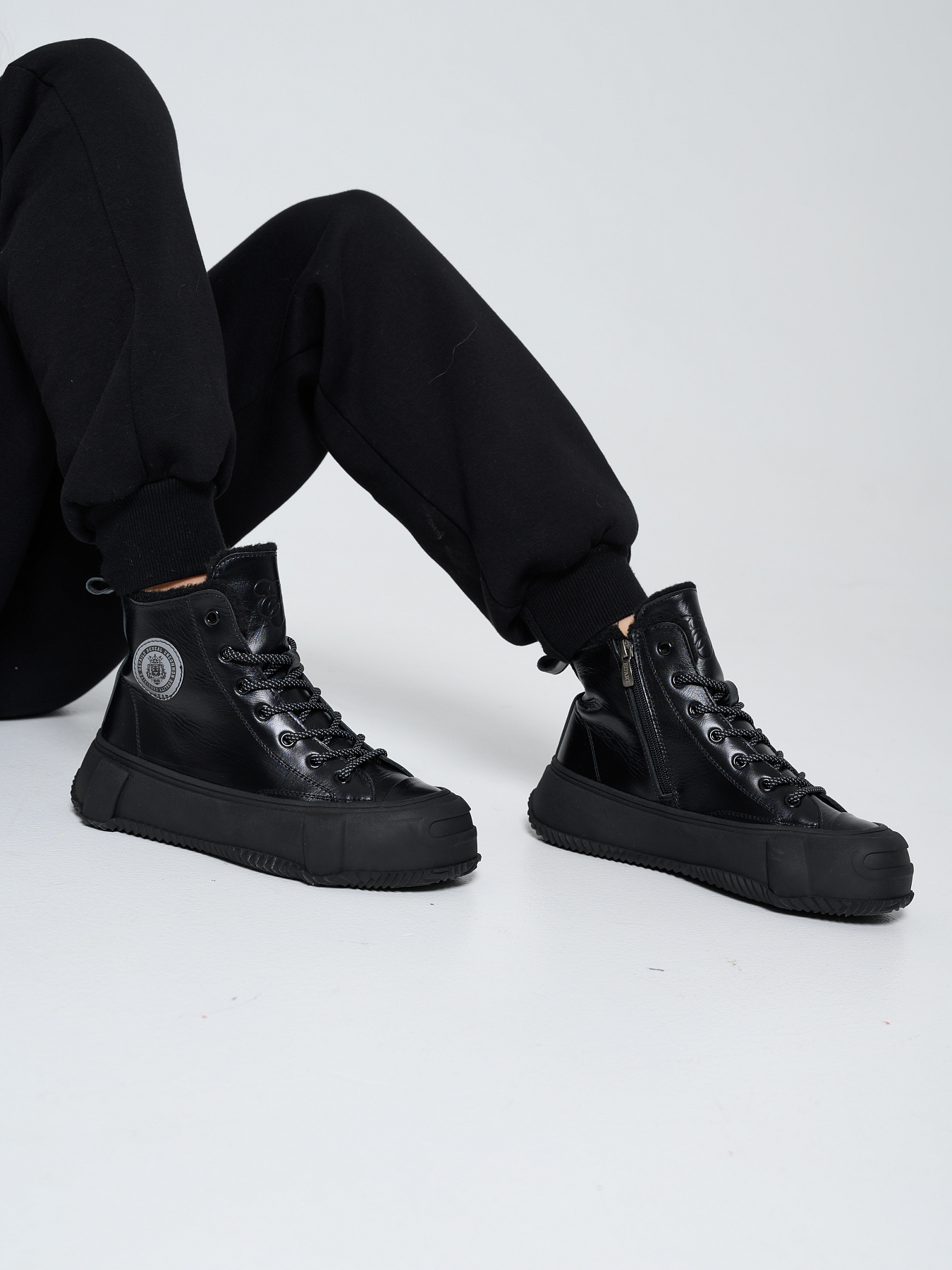 картинка Ботинки ED'ART 217.PODYUM151'bl. черный от интернет магазина