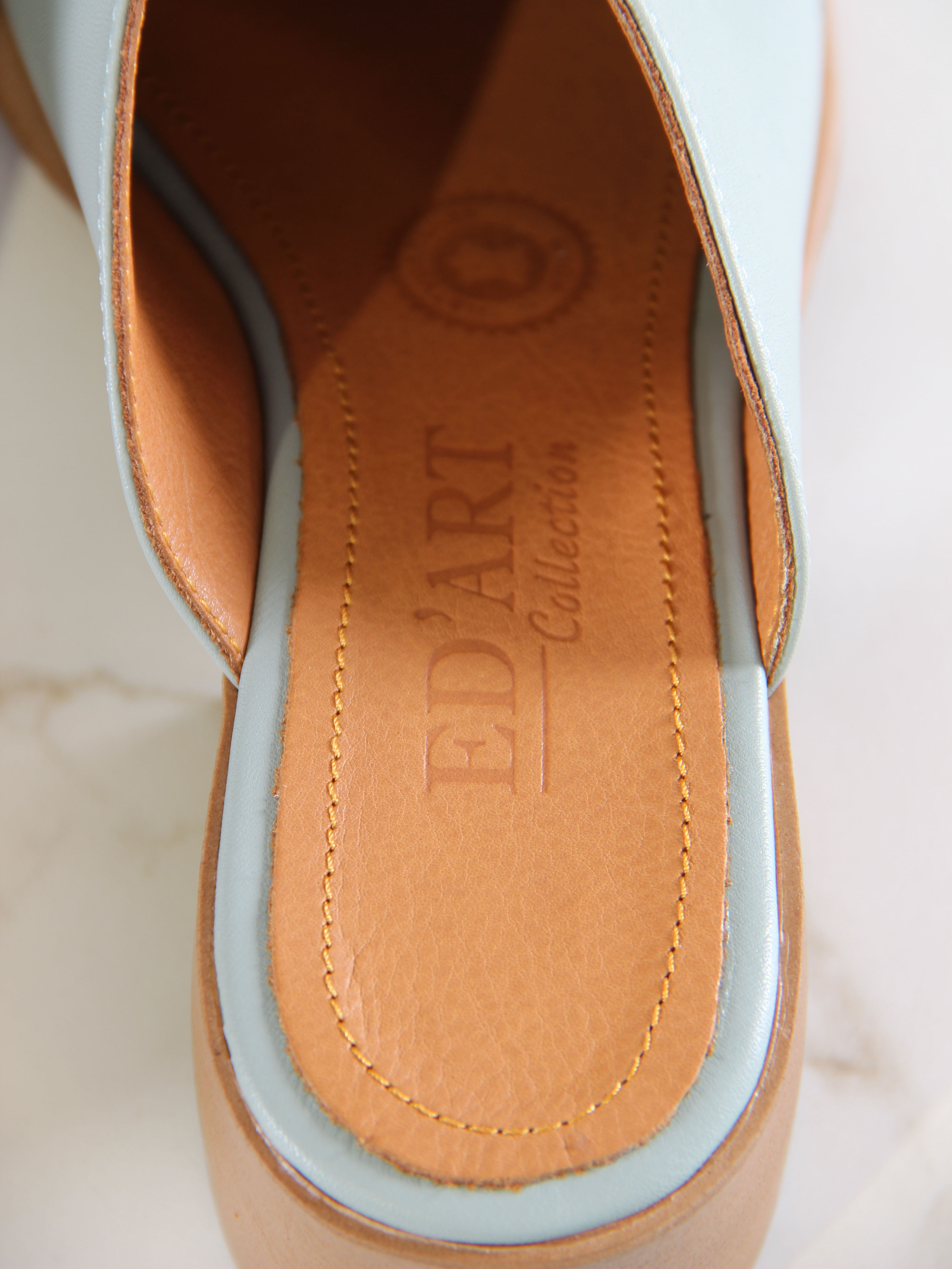 картинка Сабо ED'ART 5132.23663'br.Авокадо лион+коричневый от интернет магазина