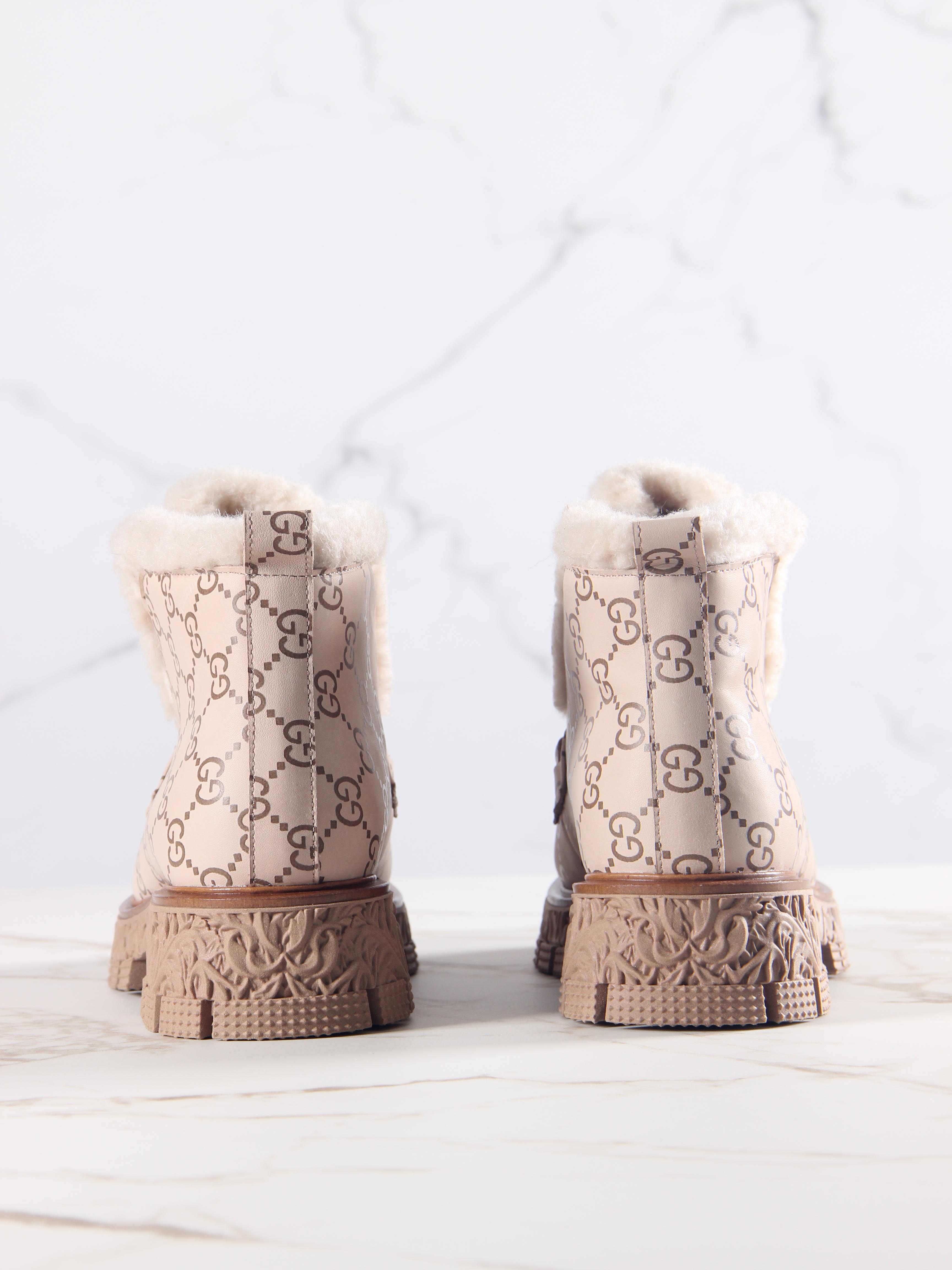 картинка Ботинки ED'ART 307. PODYUM141 'br. бежевый гучи коричневый от интернет магазина