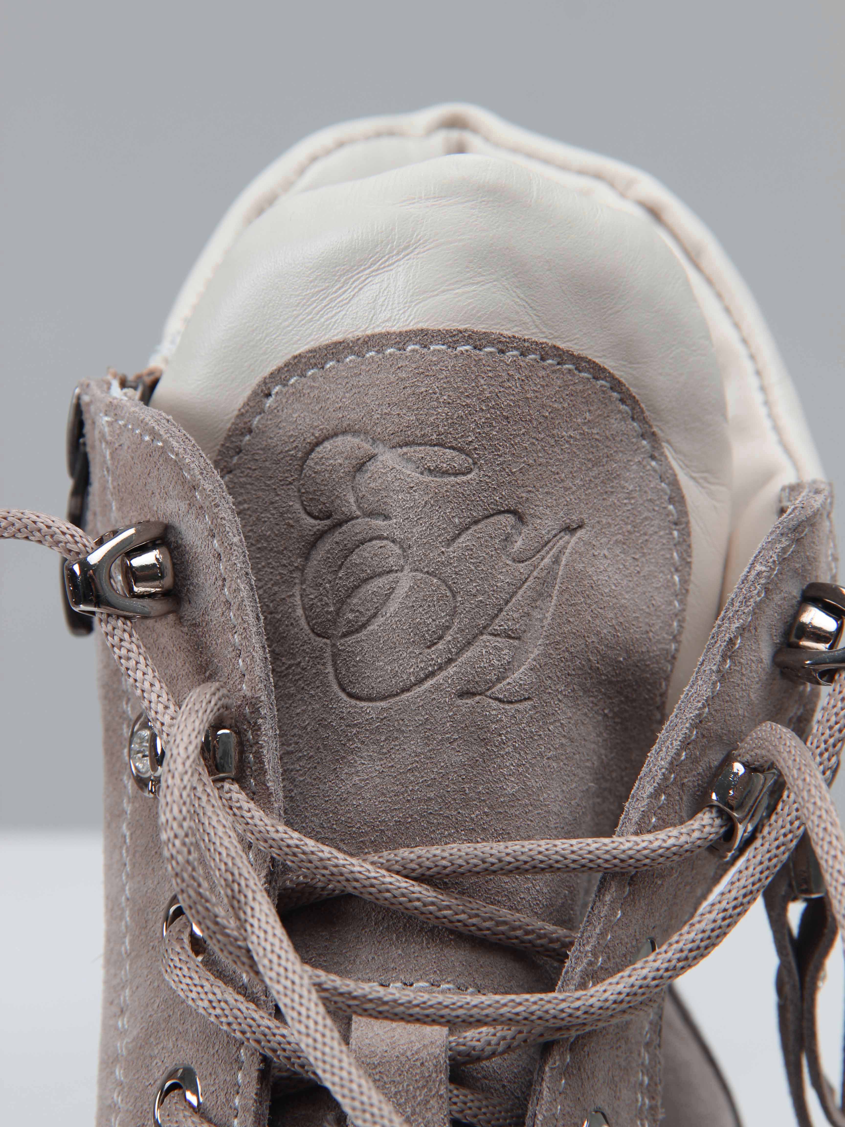 картинка Ботинки ED'ART 261.uno2'w. каменный замша от интернет магазина