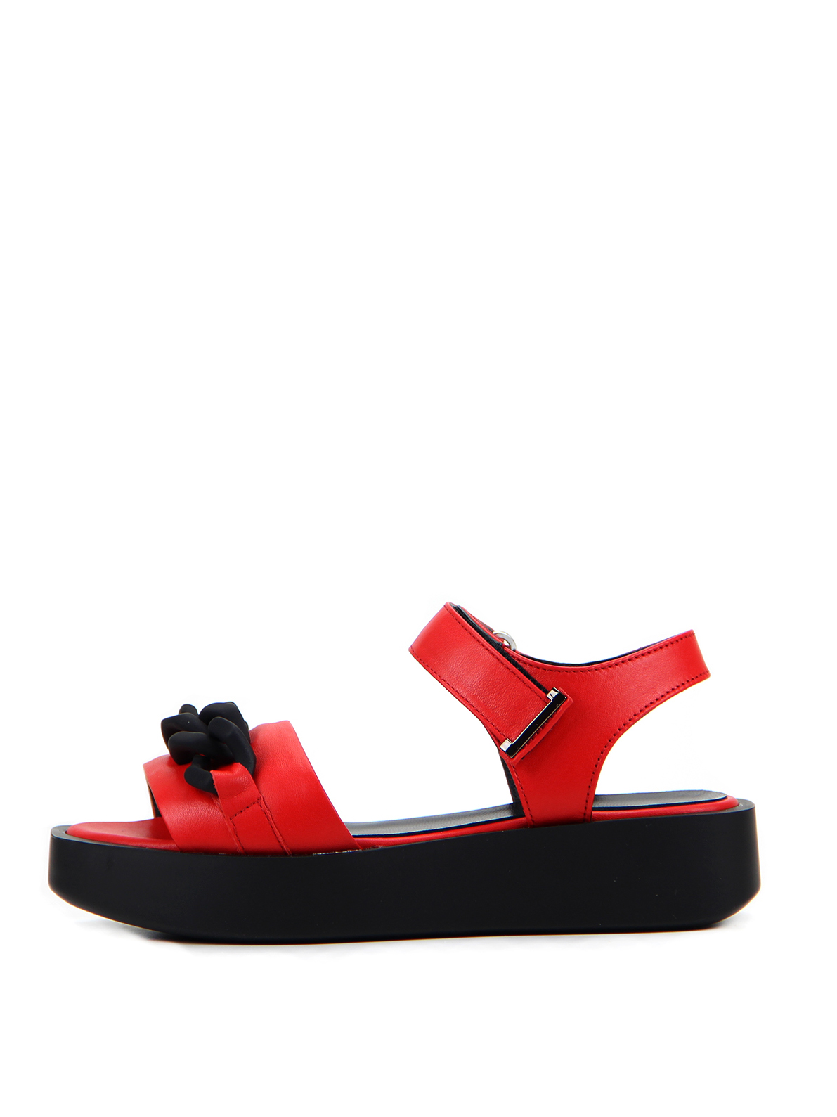 картинка Босоножки ED'ART 2024.0103'bl. red R от интернет магазина