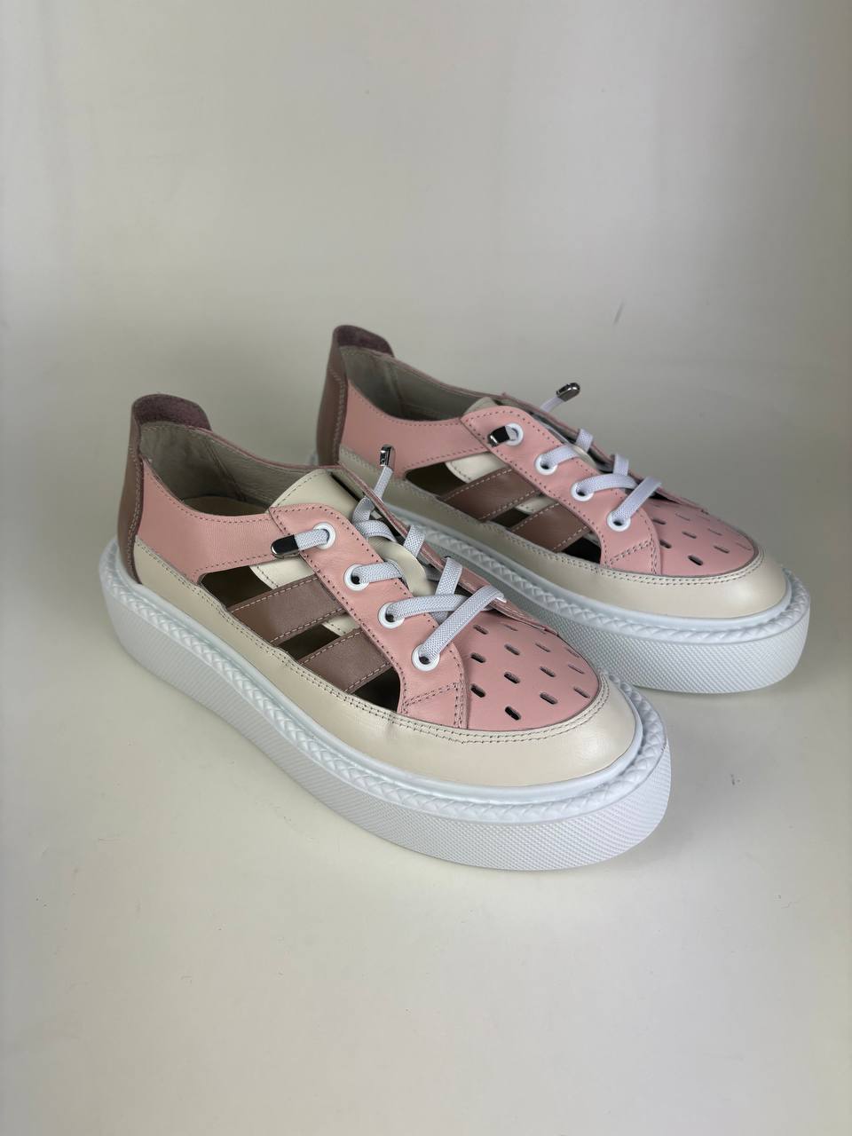 картинка Кроссовки ED'ART 165.P.Lusi23.'w. Розовый какао R от интернет магазина