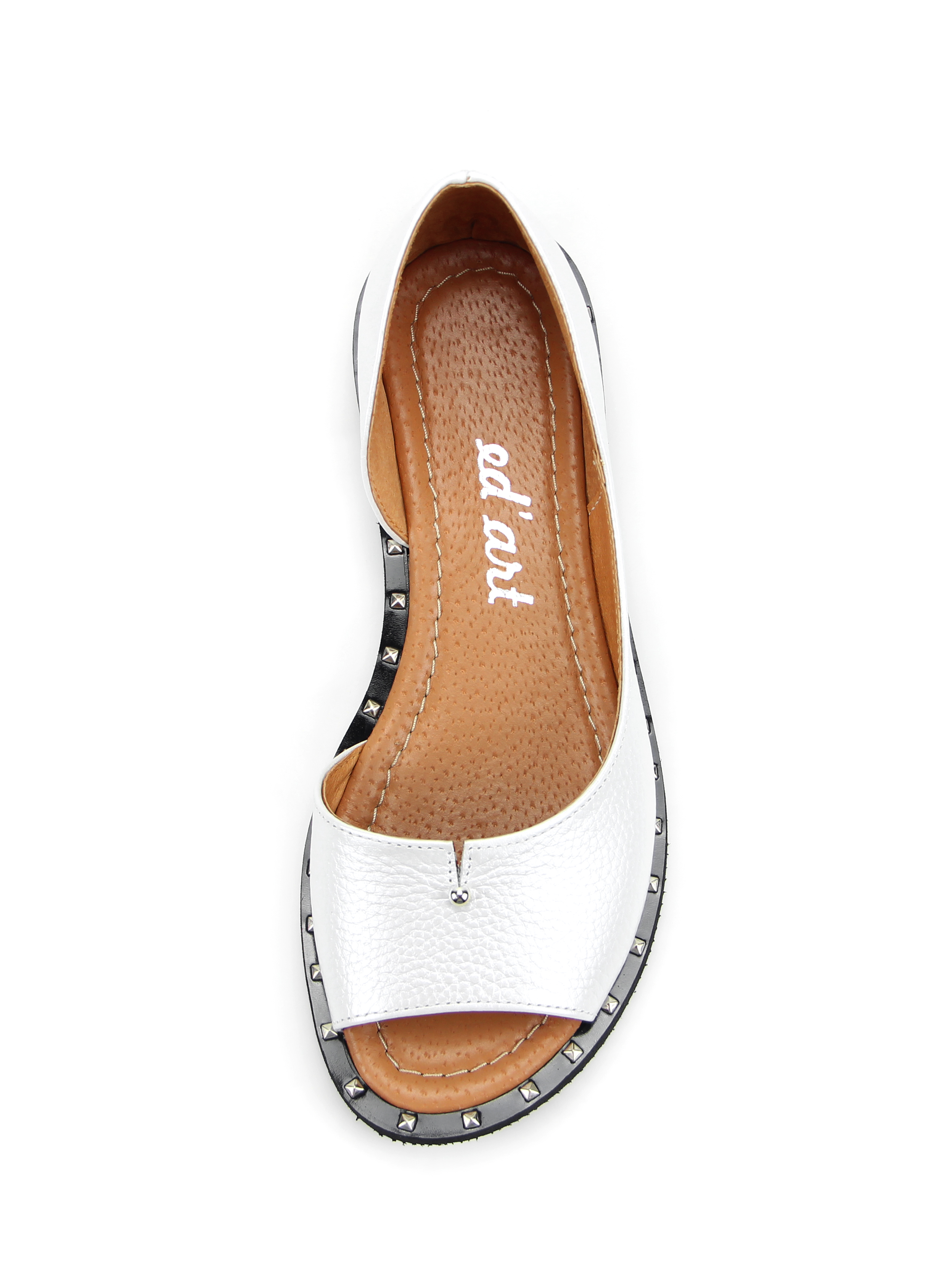 картинка Босоножки ED'ART 1023.110pyr'bl.белый R от интернет магазина