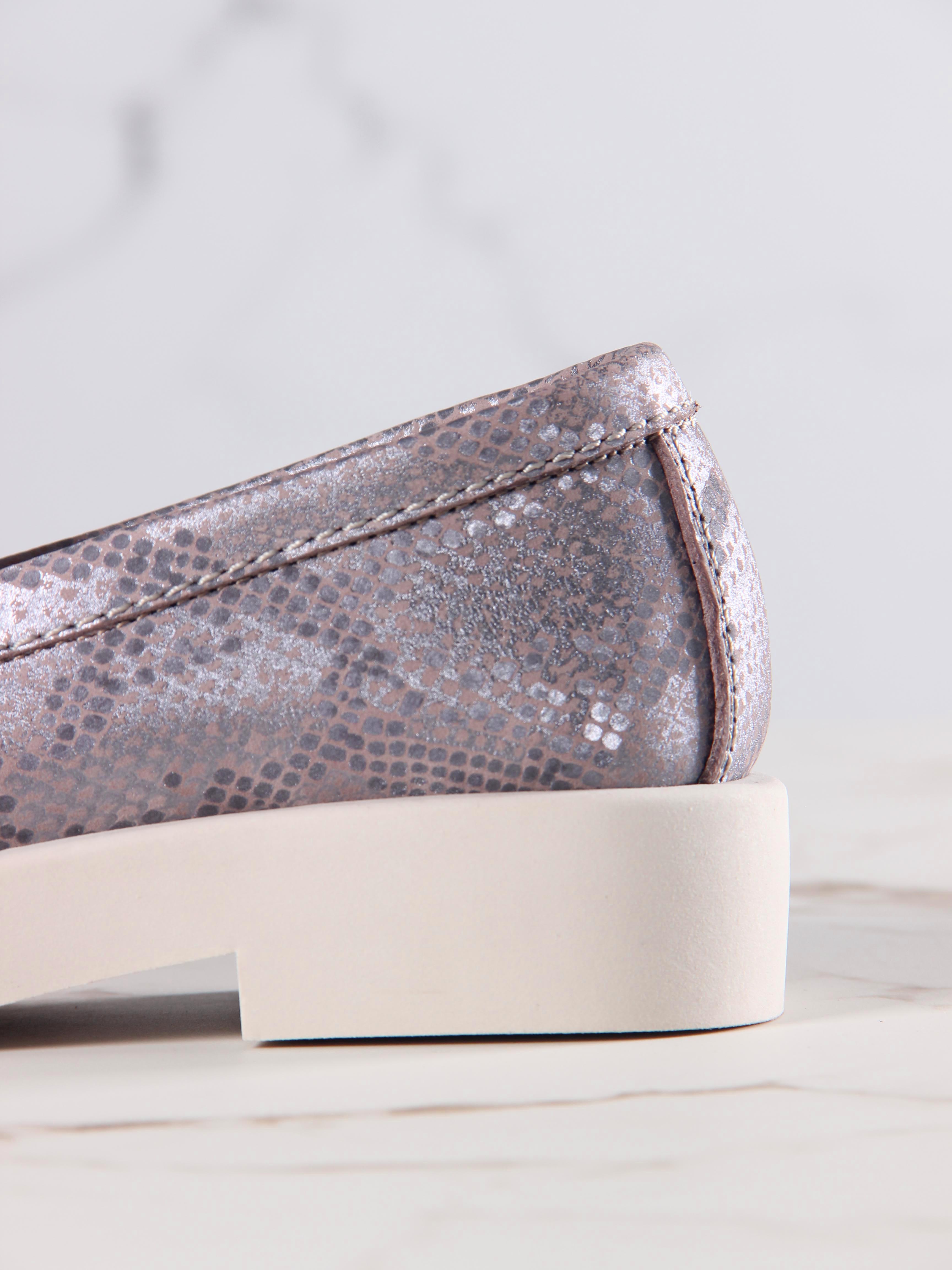 картинка Лоферы туфли ED'ART 174.1593'be. мутон мамба от интернет магазина