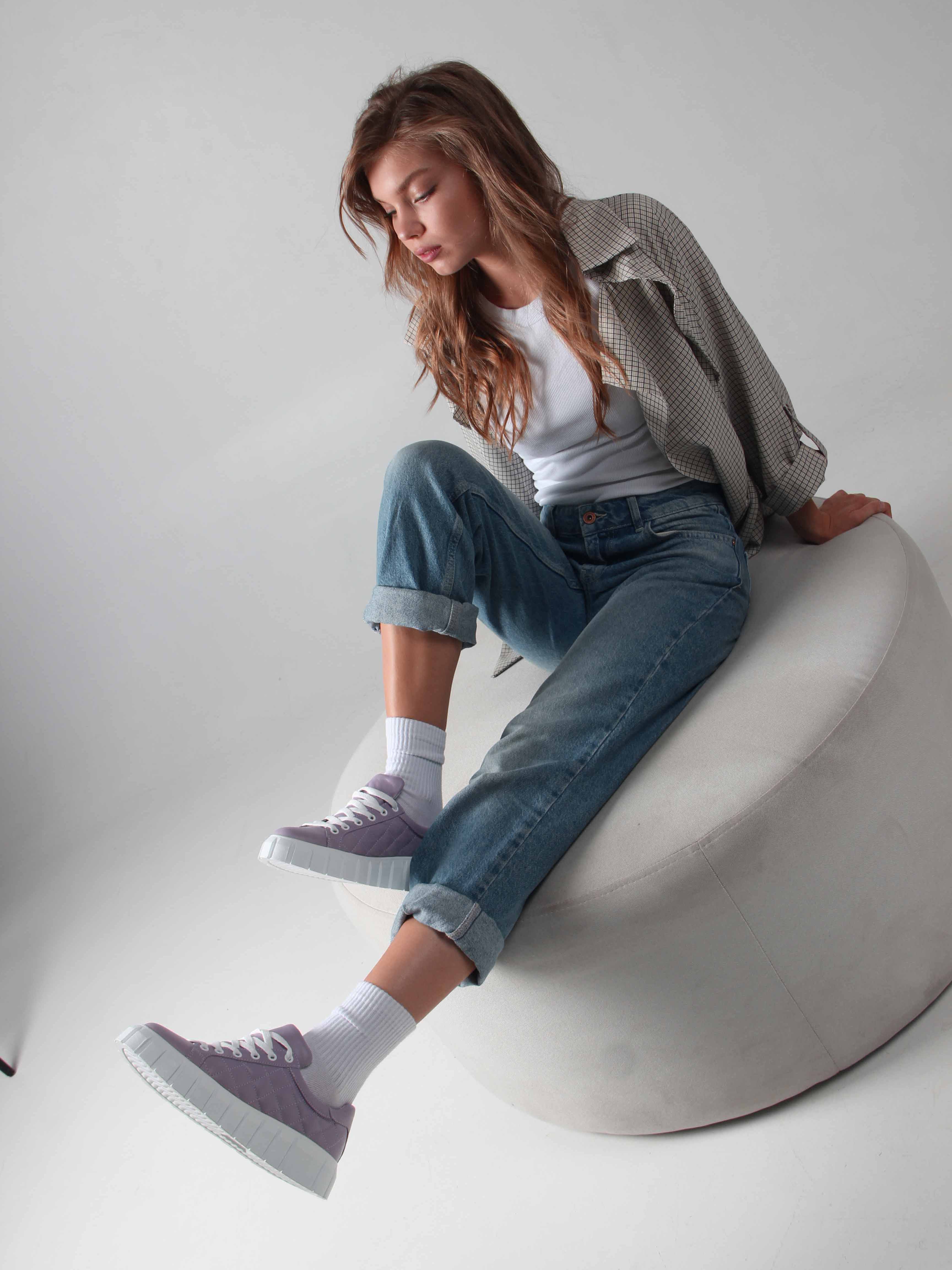 картинка Кеды ED'ART 146.91505'w.Lilac от интернет магазина