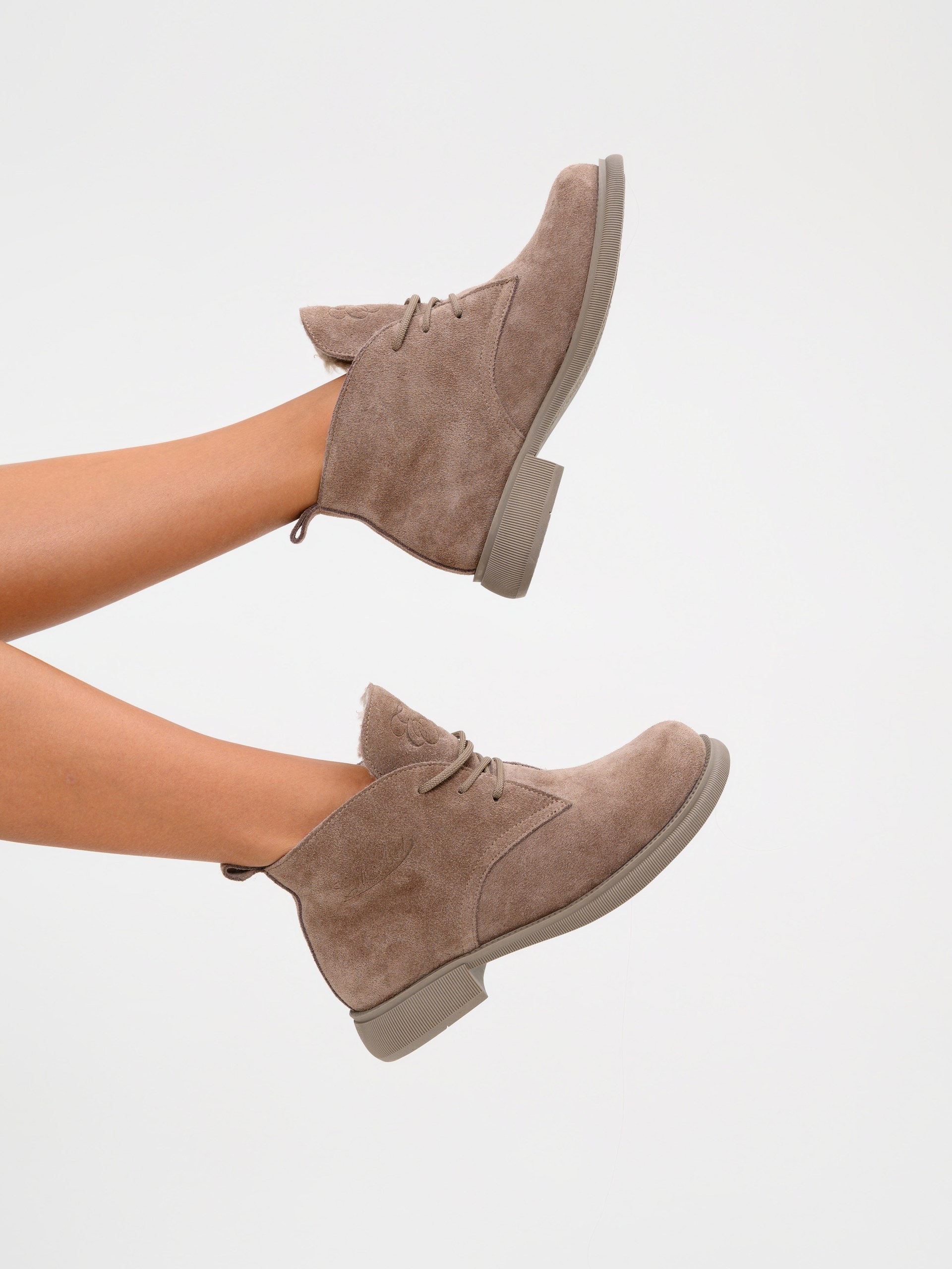 картинка Ботинки ED'ART 308.патриция'ka. Капучино замша от интернет магазина