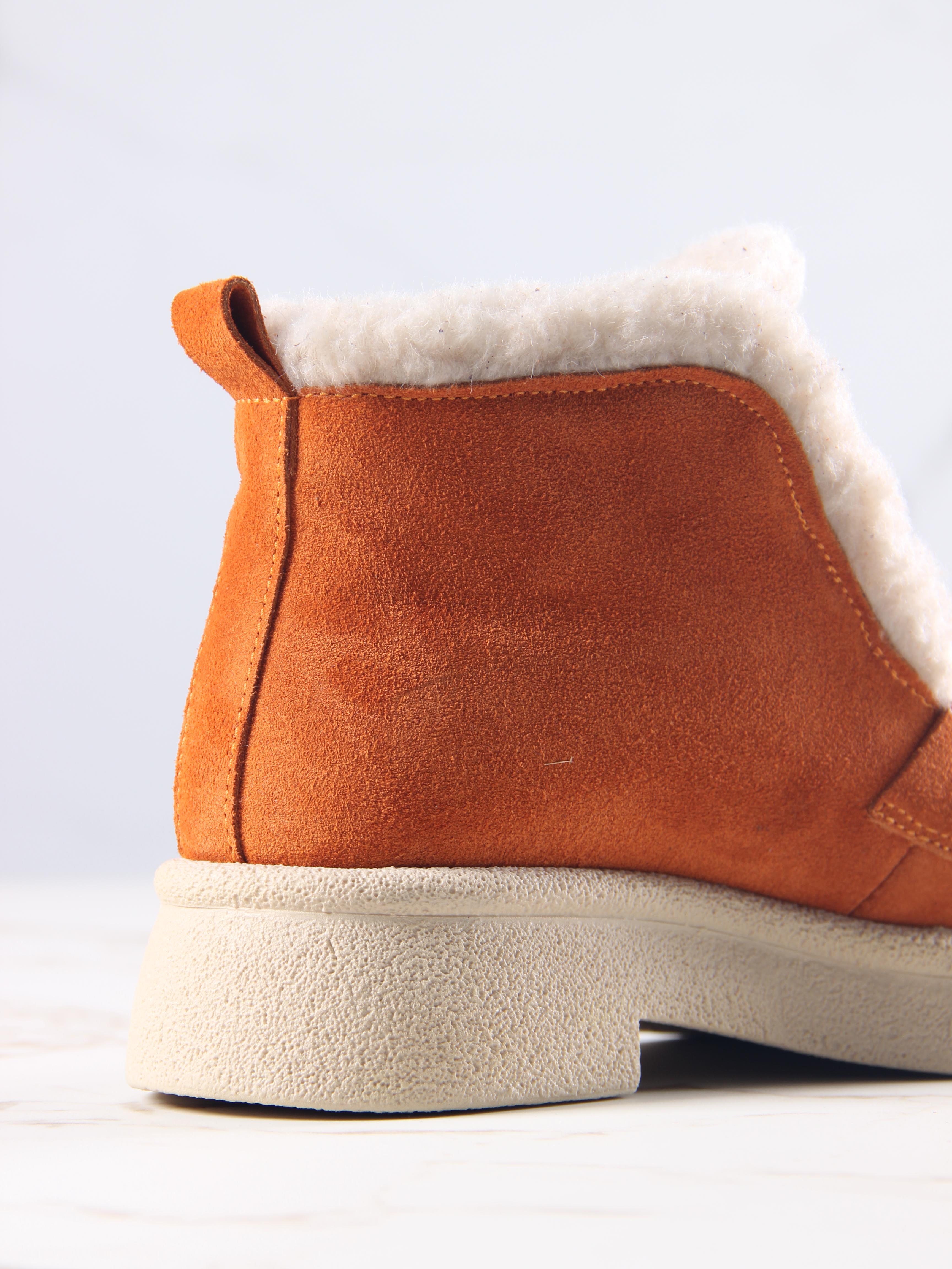 картинка Ботинки ED'ART 307.florida 'be.мандарин замша от интернет магазина