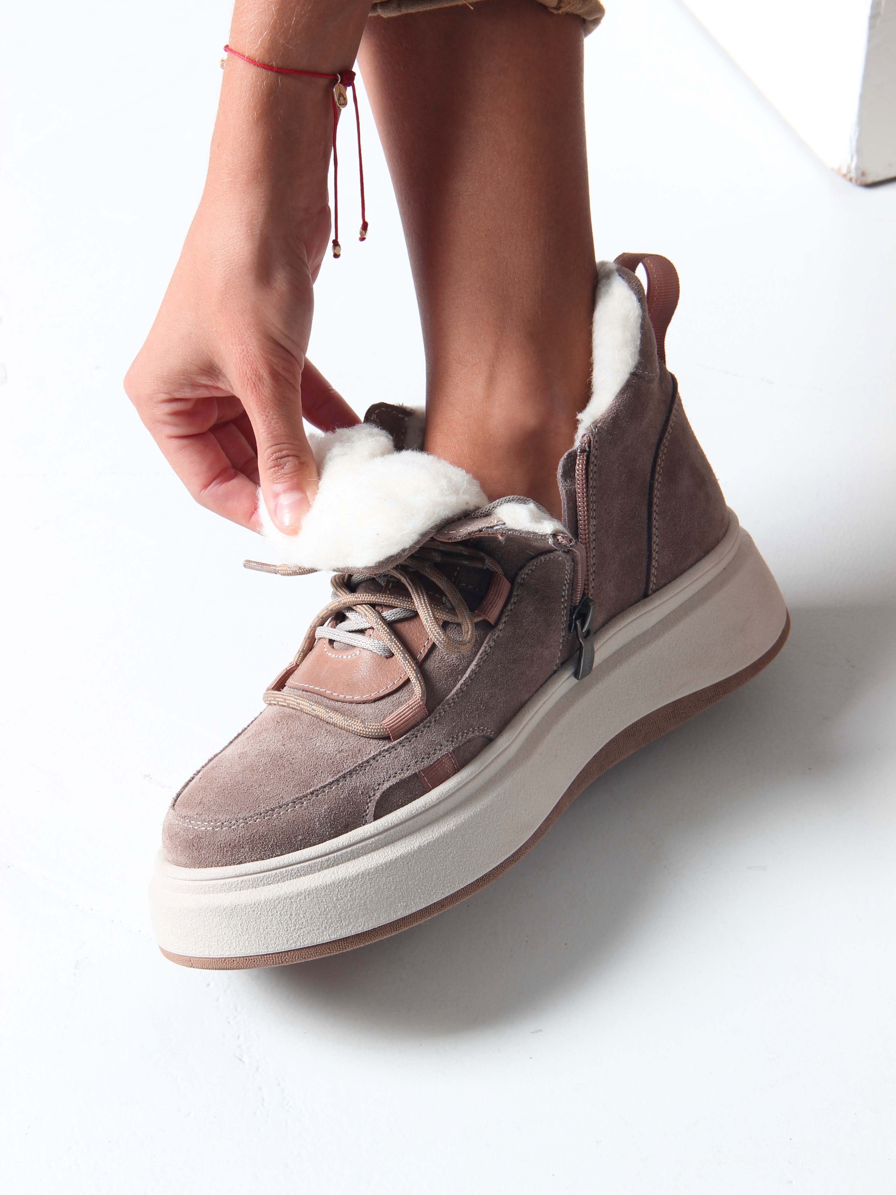 картинка Ботинки ED'ART 229.windy'be. Капучино замша от интернет магазина