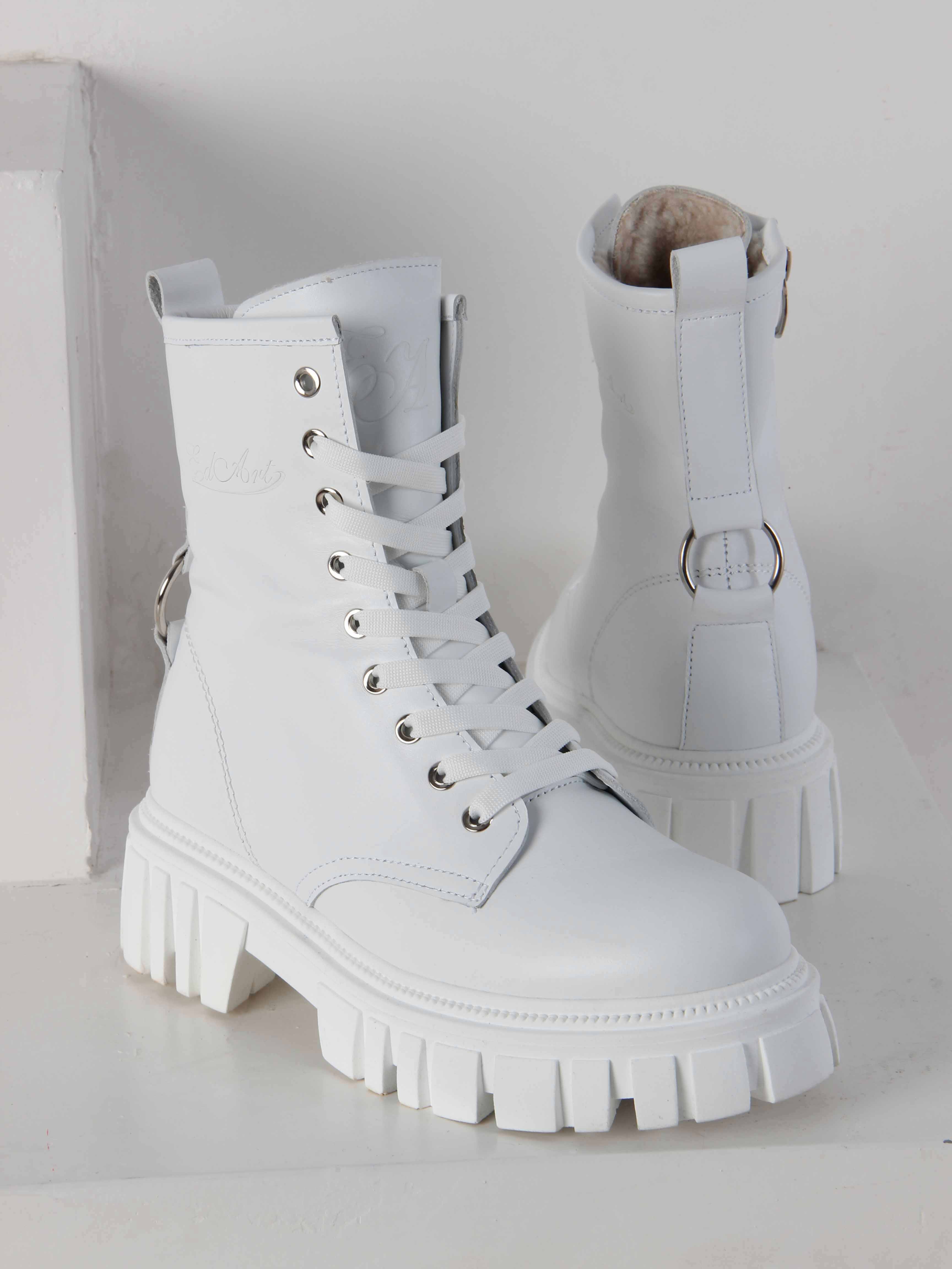 картинка Ботинки ED'ART 329.21153'w. белые от интернет магазина
