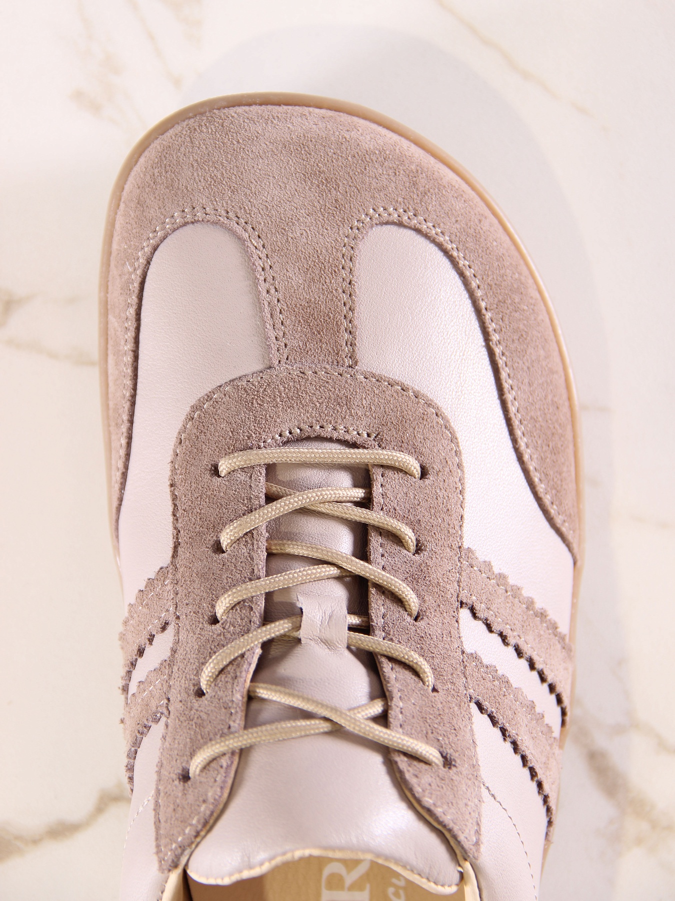 картинка Босоногие кеды ED'ART 184.nata'br.Визон+капучино замша от интернет магазина