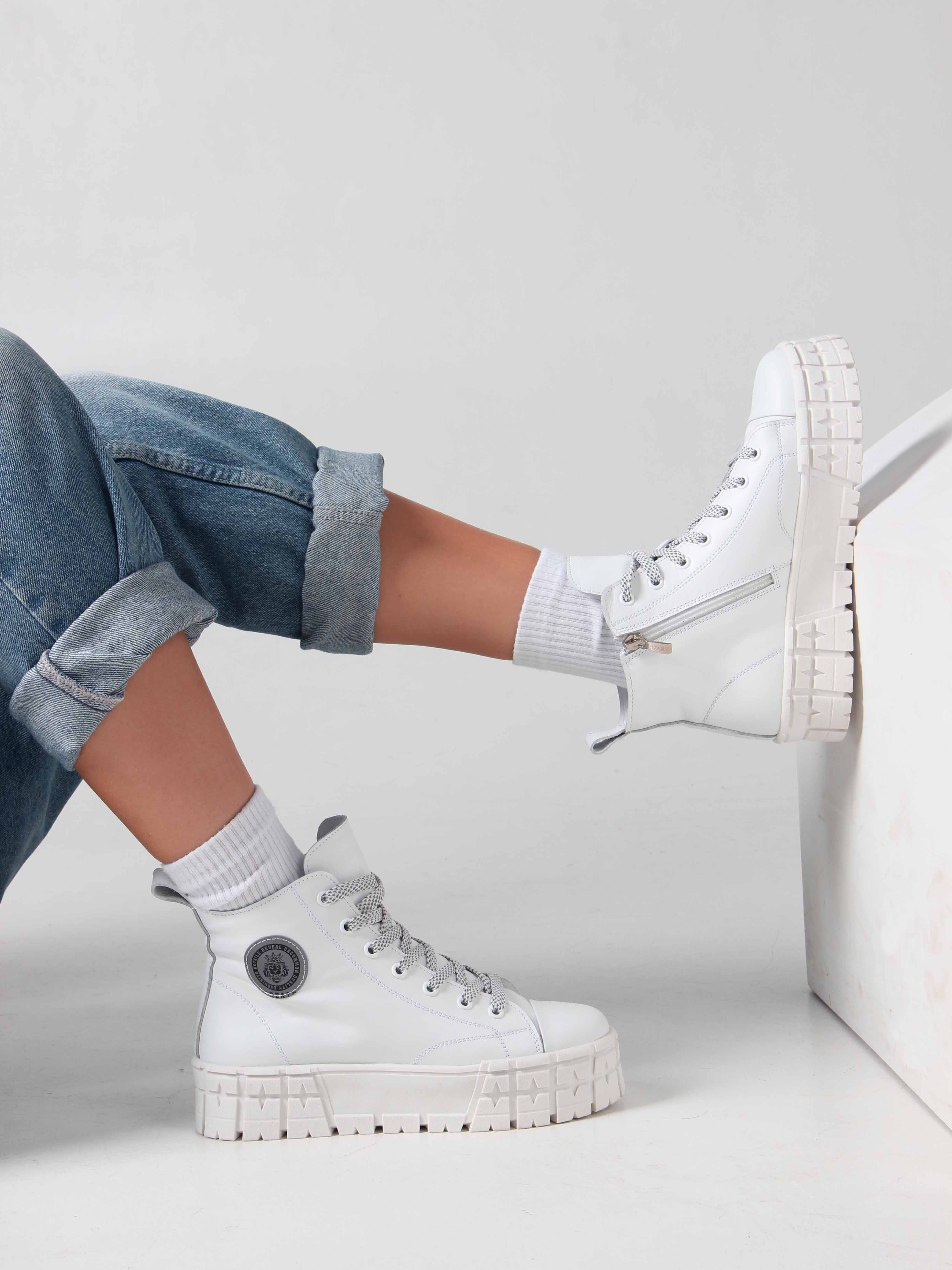 картинка Ботинки ED'ART 213.212131'w. Белый от интернет магазина