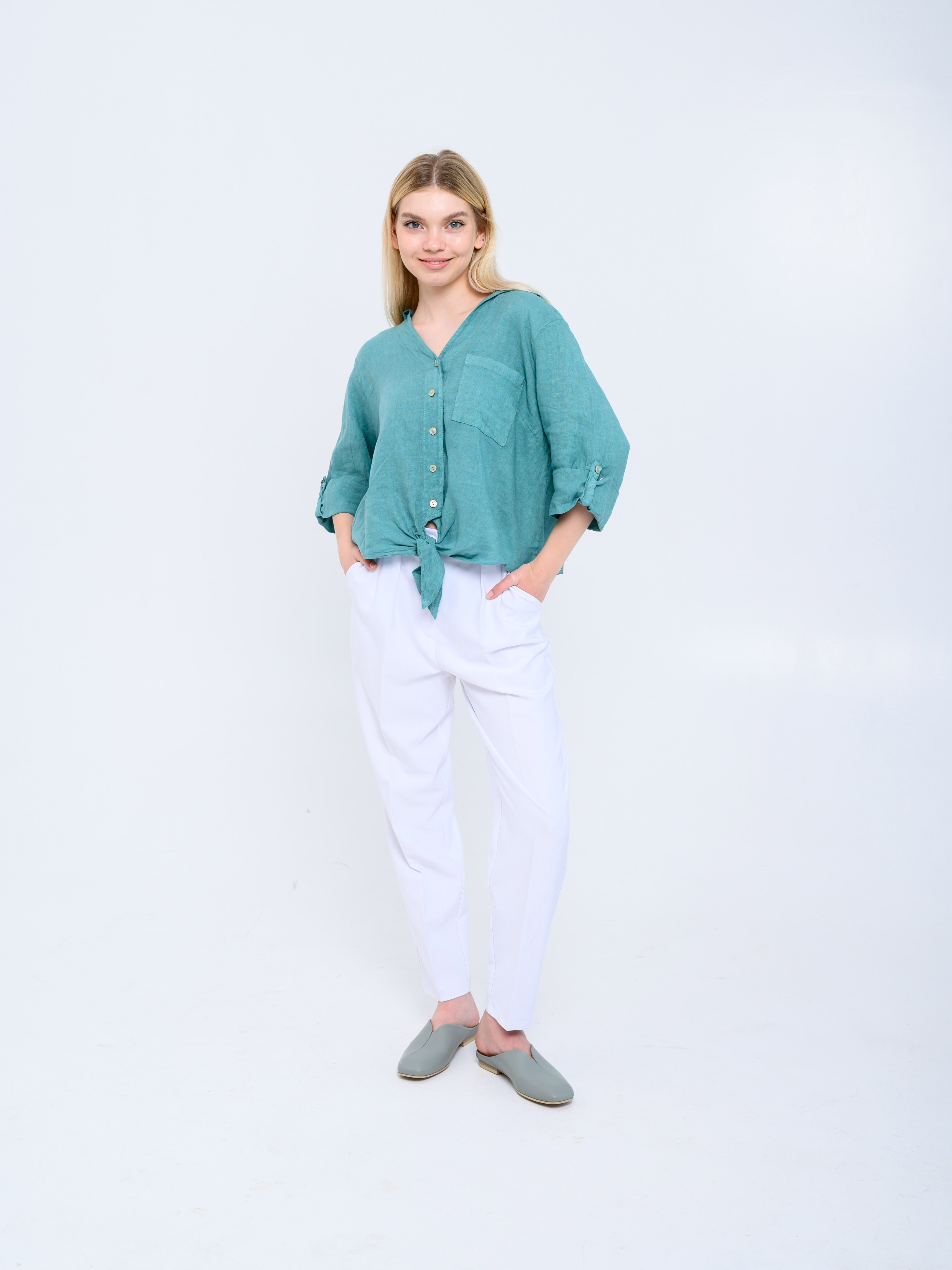 картинка Мюли ED'ART 1007.тунит205'be. Авокадо лион от интернет магазина