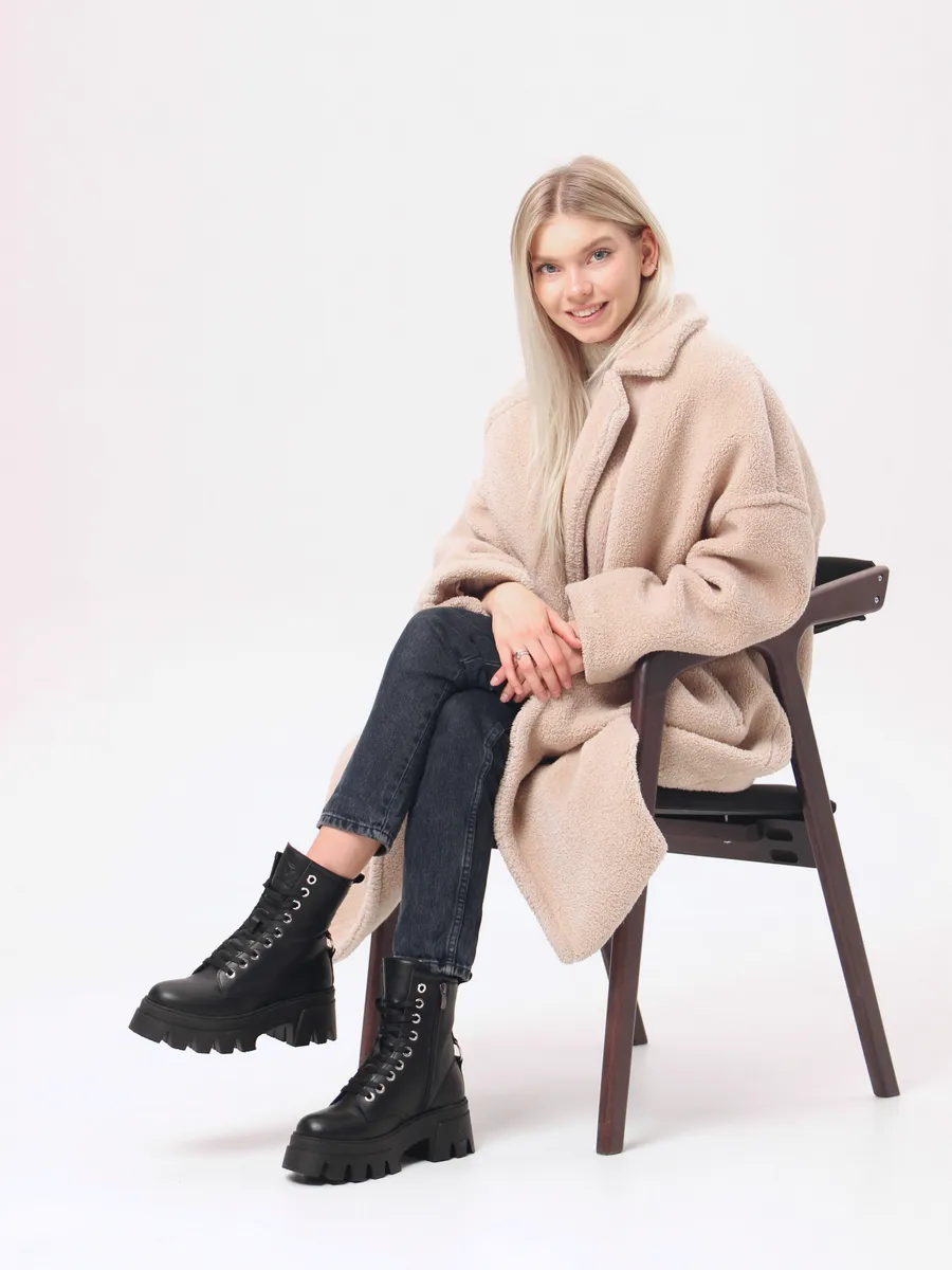 картинка Ботинки ED'ART 329.зиплайн'bl. черный от интернет магазина