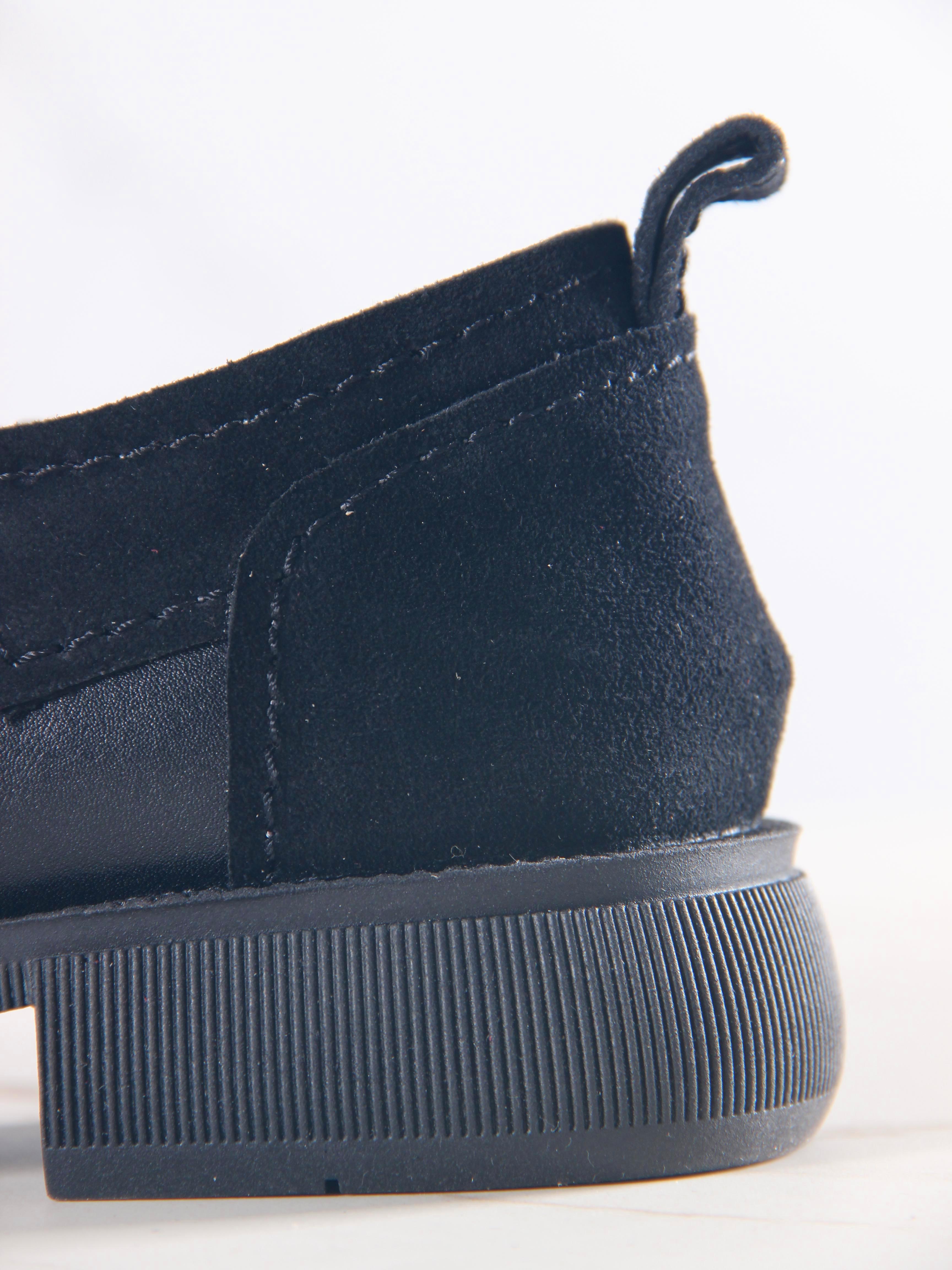 картинка Полуботинки туфли ED'ART 205.патриция'bl. черный черная замша от интернет магазина