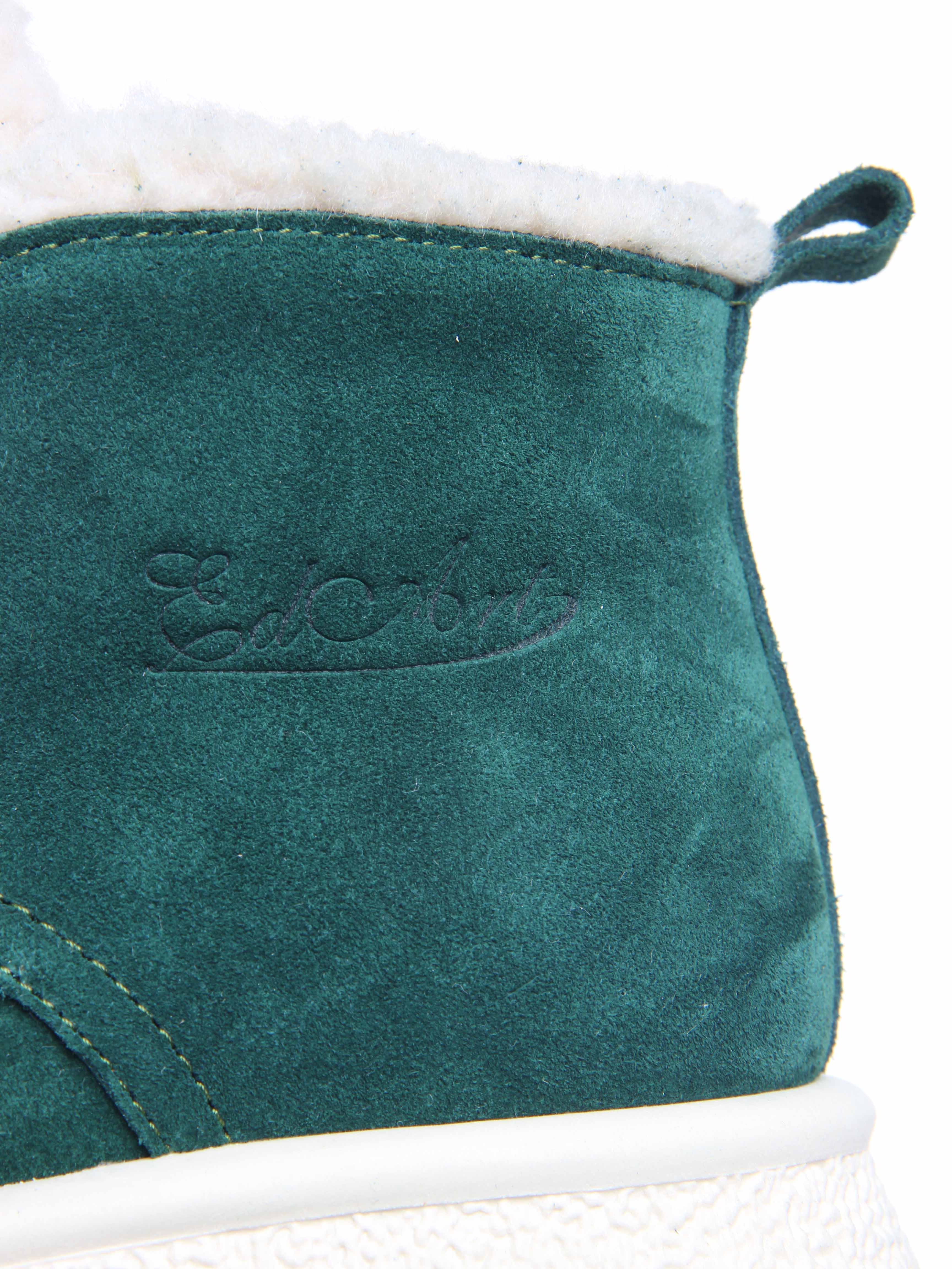 картинка Ботинки ED'ART 308.агата w. зеленый замша от интернет магазина