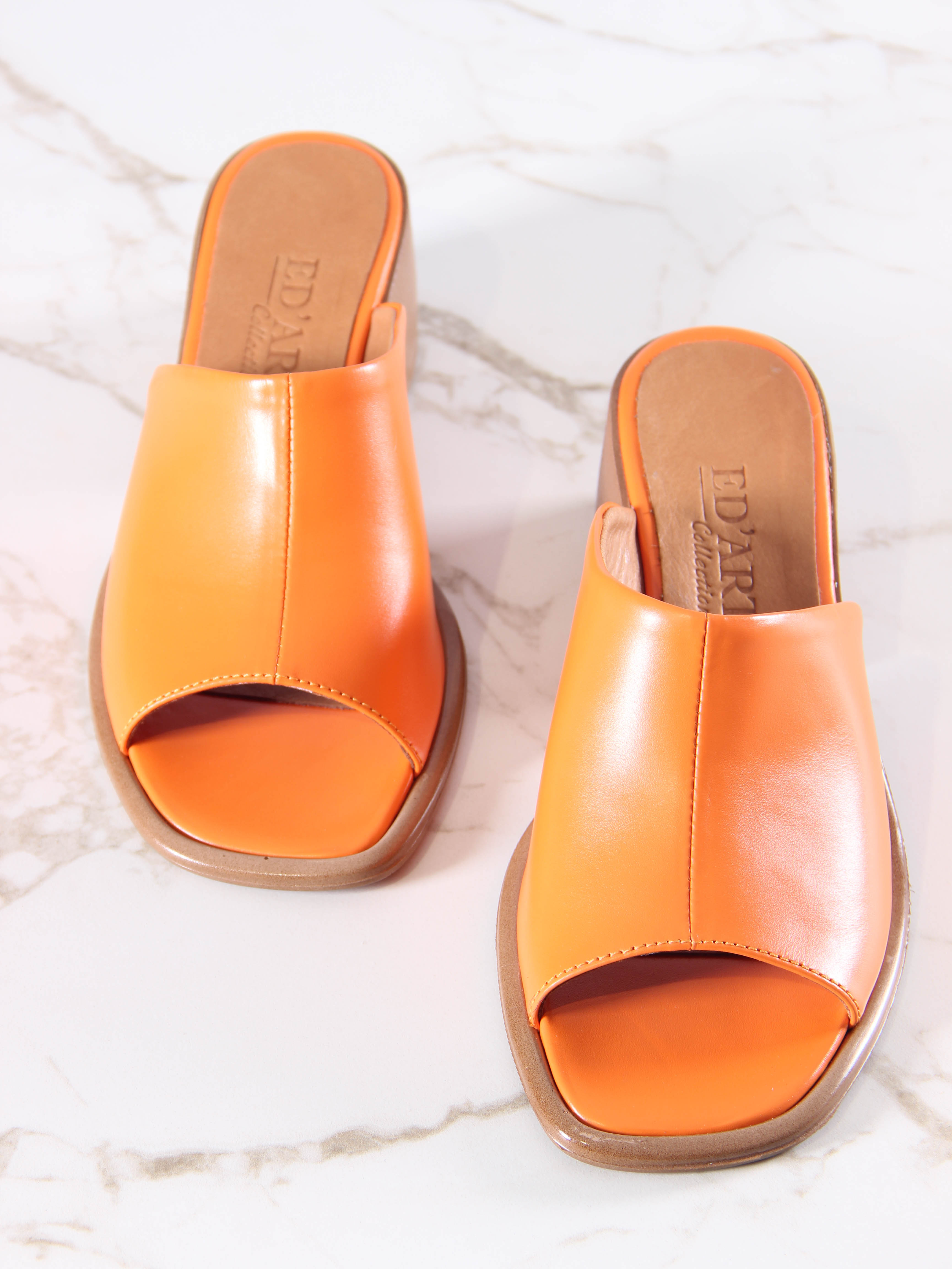 картинка Босоножки ED'ART 4012.23663'be. Оранжевый от интернет магазина