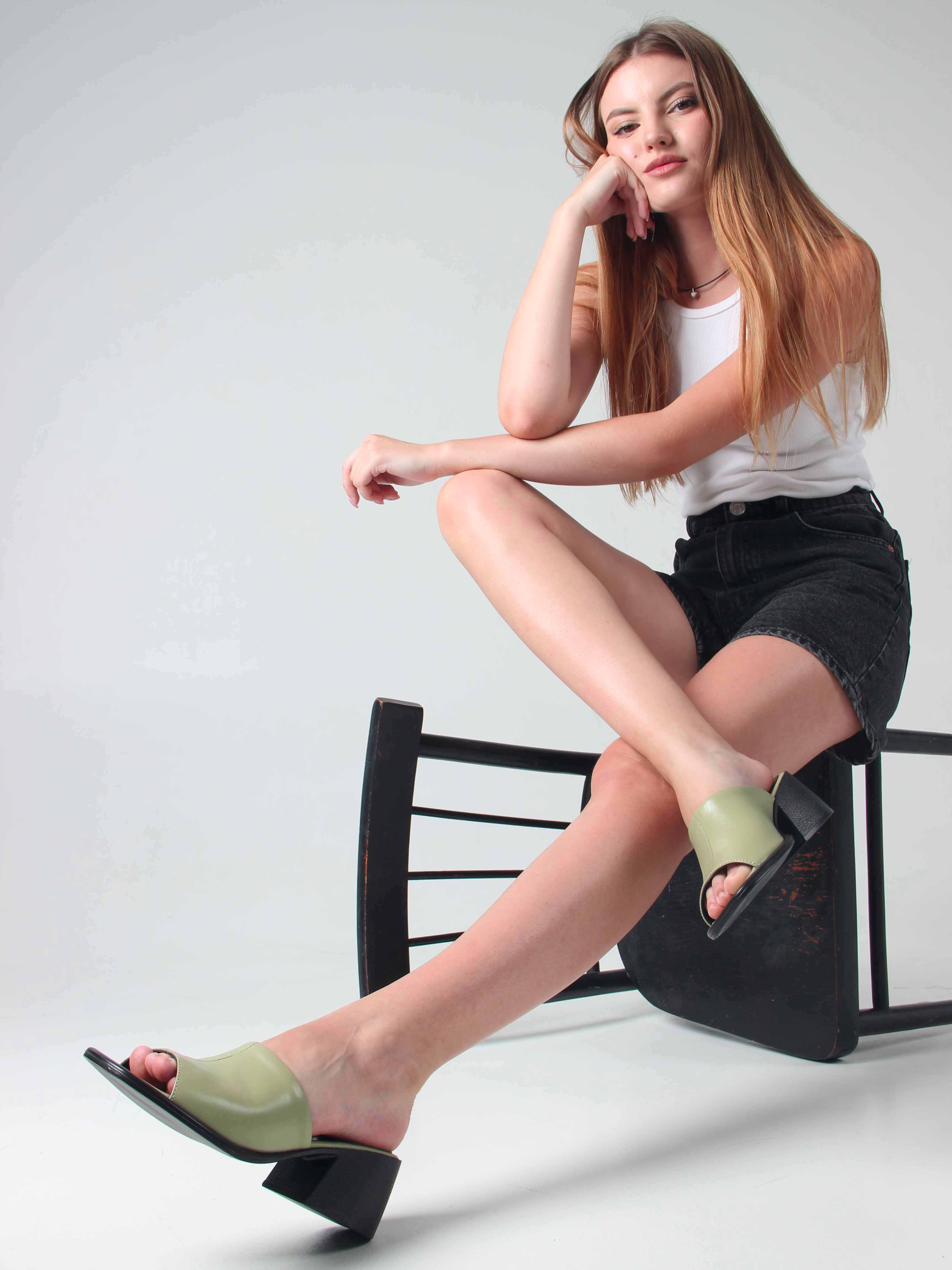 картинка Босоножки ED'ART 4012.23663'bl. Авокадо от интернет магазина