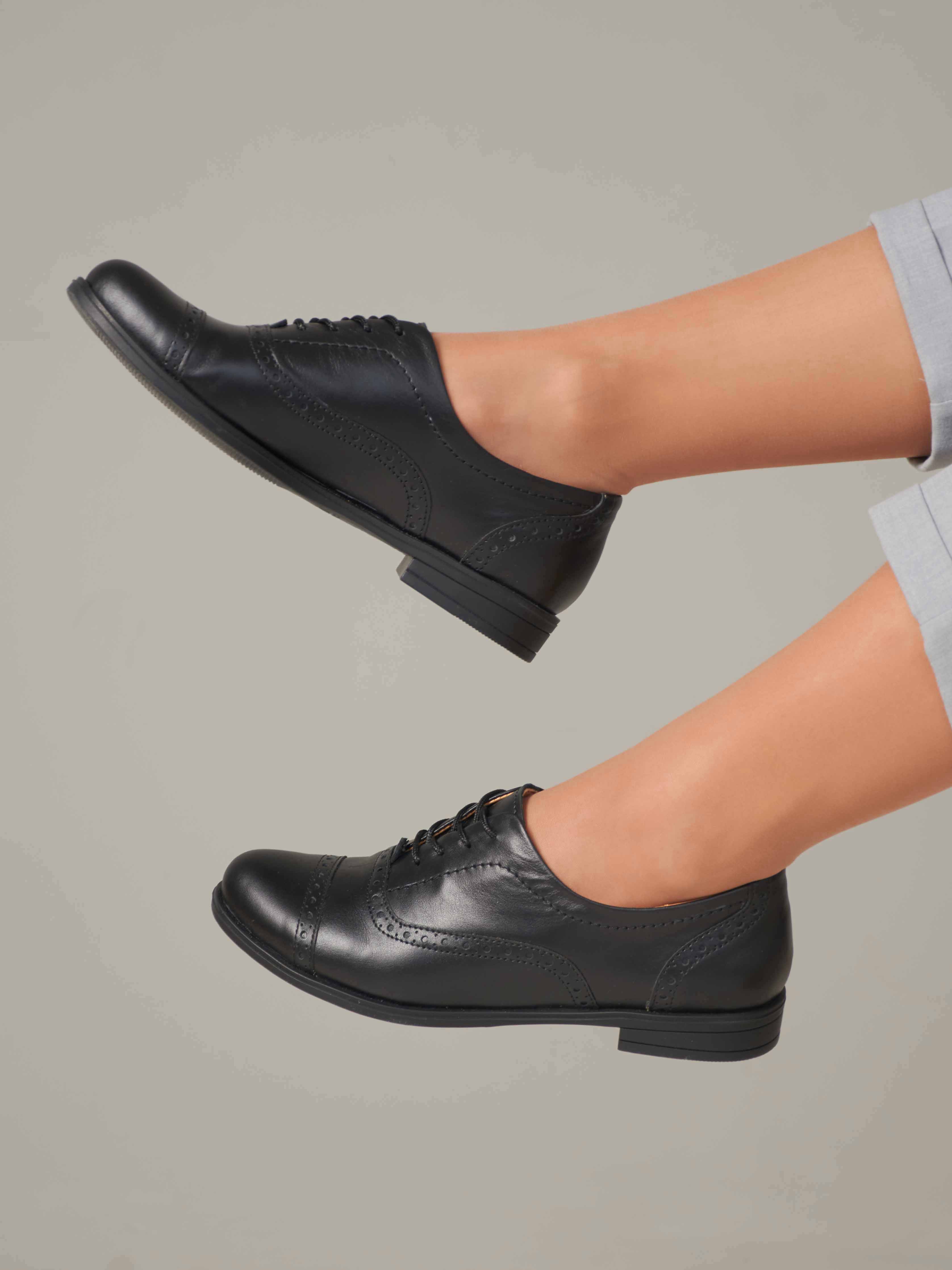 картинка Туфли полуботинки ED'ART 101.madonna'bl. Черный от интернет магазина