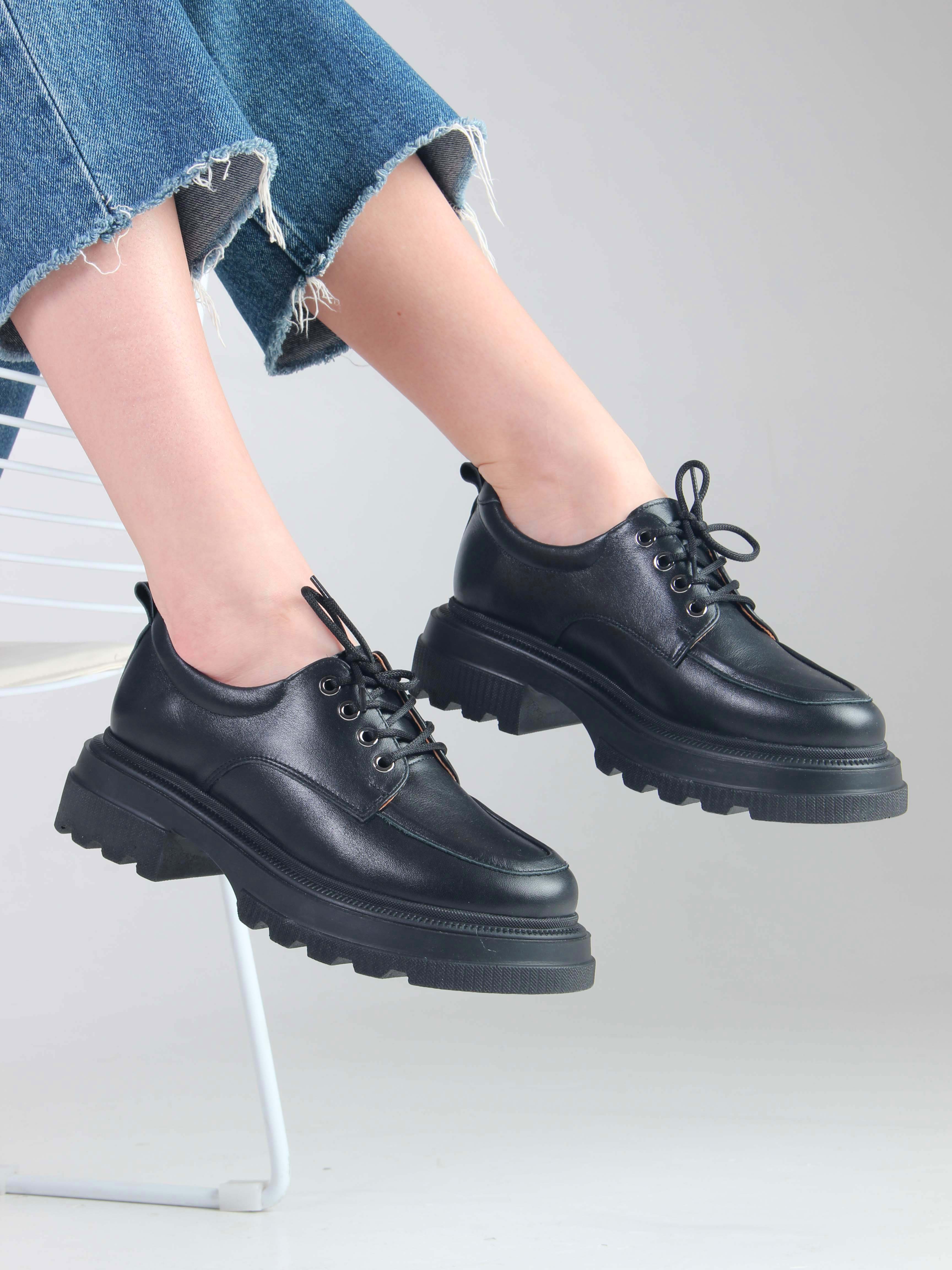 картинка Туфли полуботинки ED'ART 204.506'bl. Черный от интернет магазина