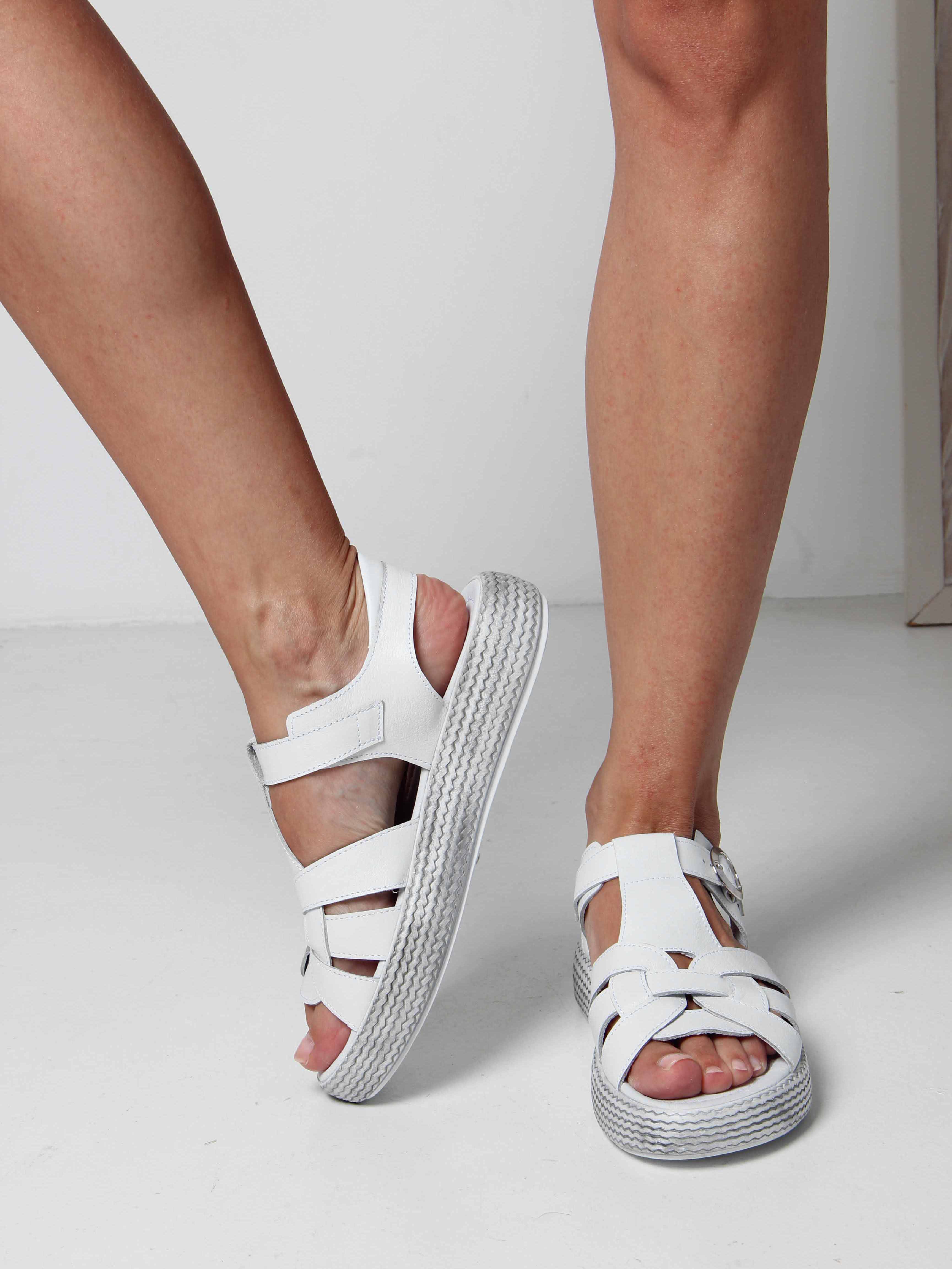 картинка Босоножки ED'ART 2028.2530'w. Белый от интернет магазина