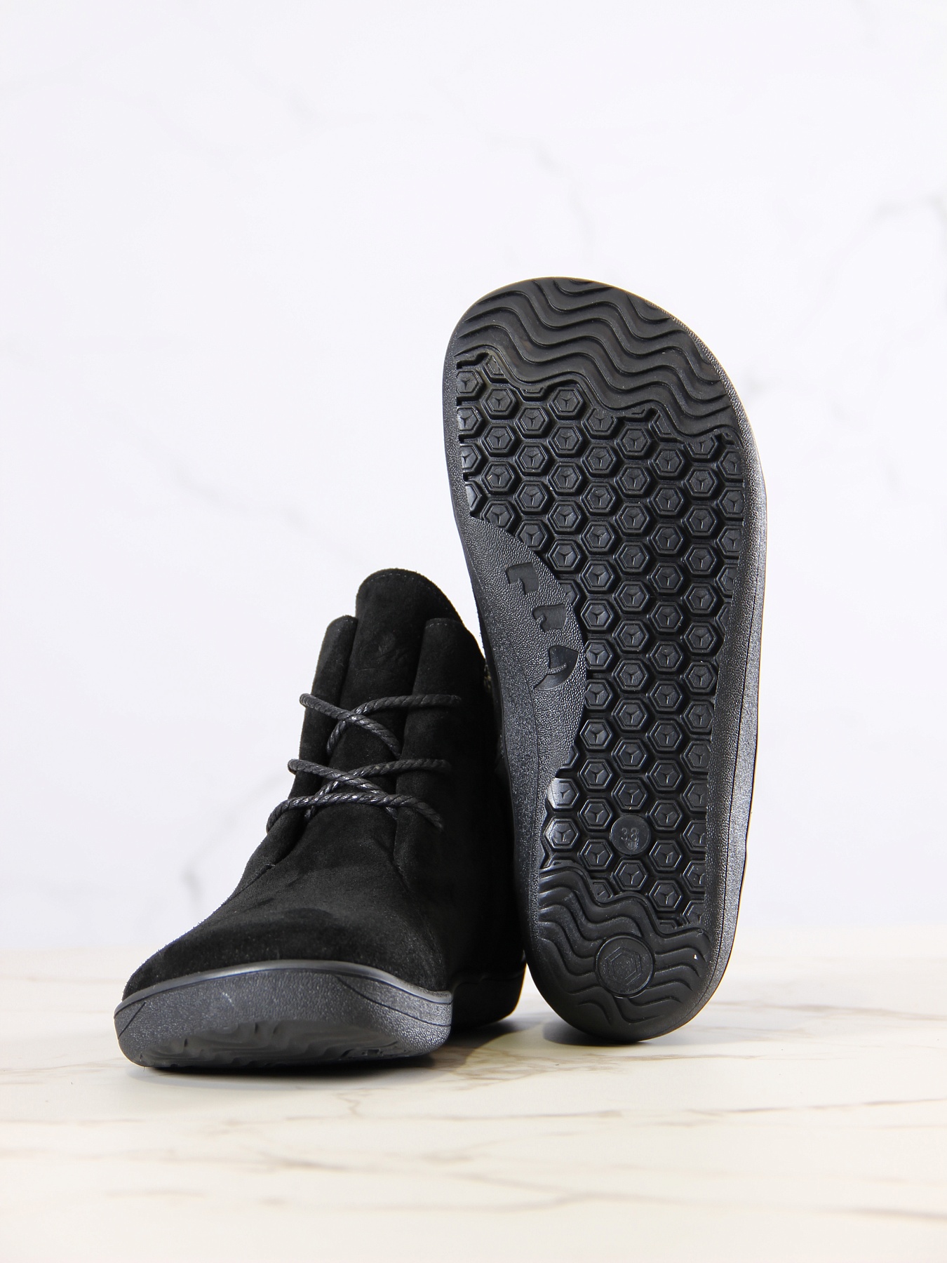 картинка Босоногие ботинки ED'ART 352.K.NATA'bl.Черная замша от интернет магазина