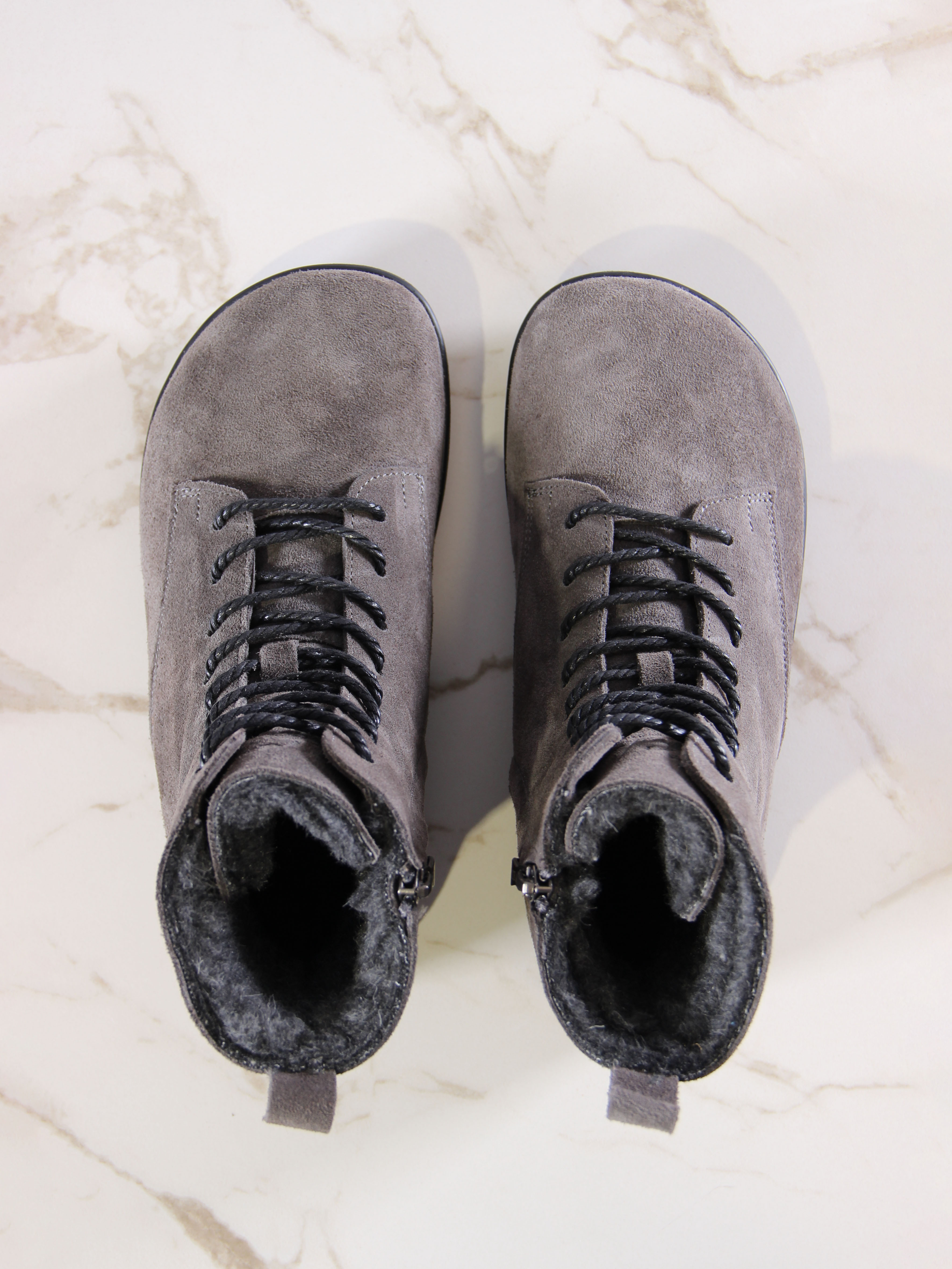 картинка Босоногие ботинки  ED'ART 351.NATA'bl.Серый замок замша от интернет магазина