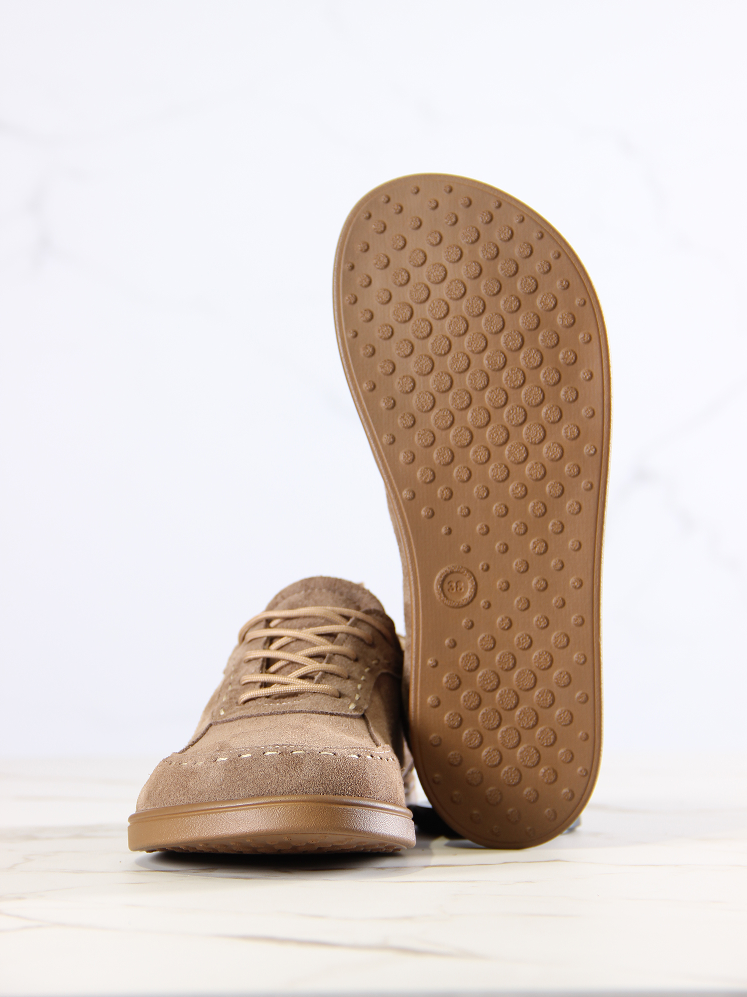 картинка Сникерины ED'ART 178.асти"br.Серо-коричневая замша от интернет магазина