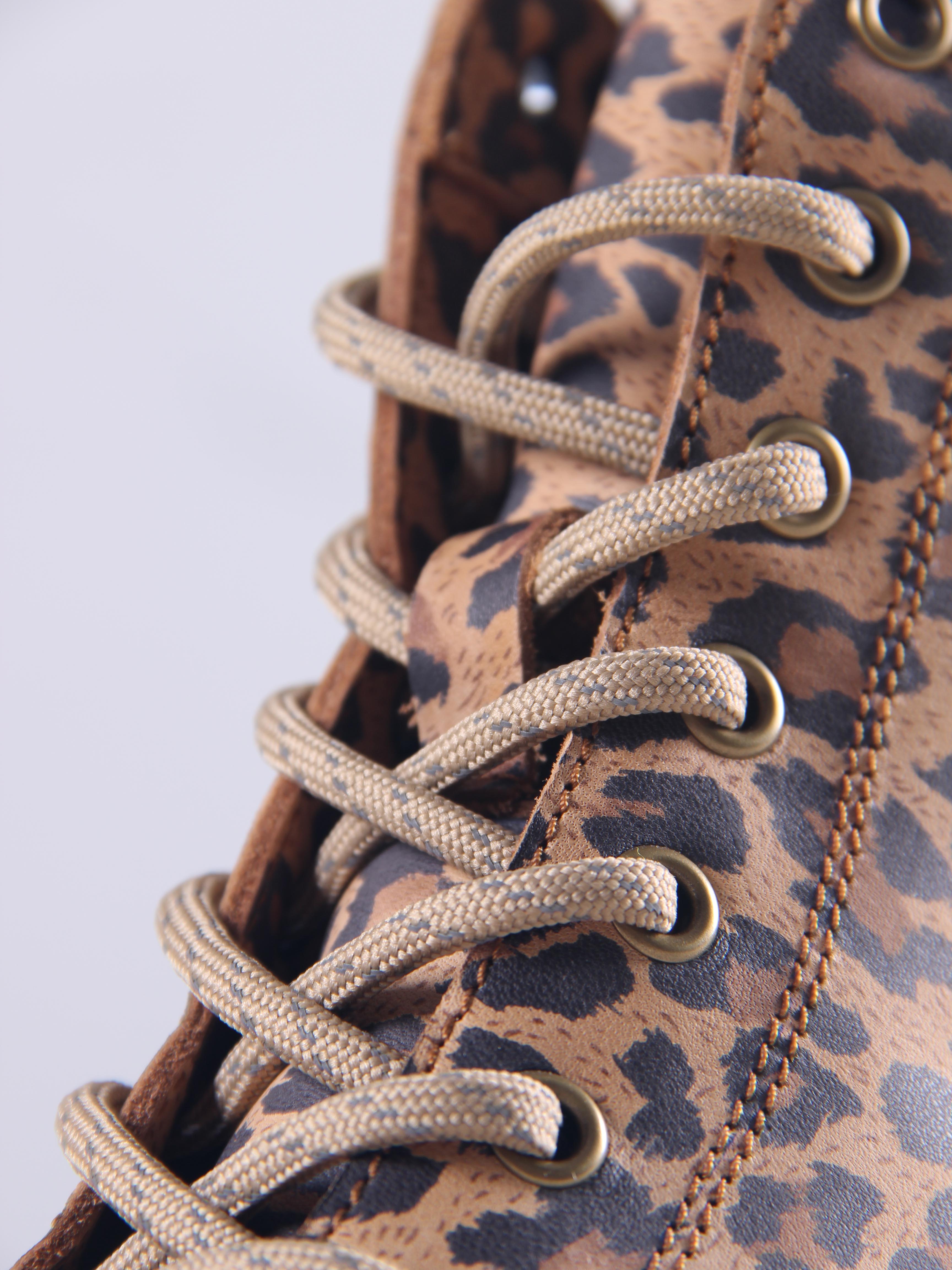 картинка Ботинки ED'ART 215.warm'br. коричневый леопард от интернет магазина