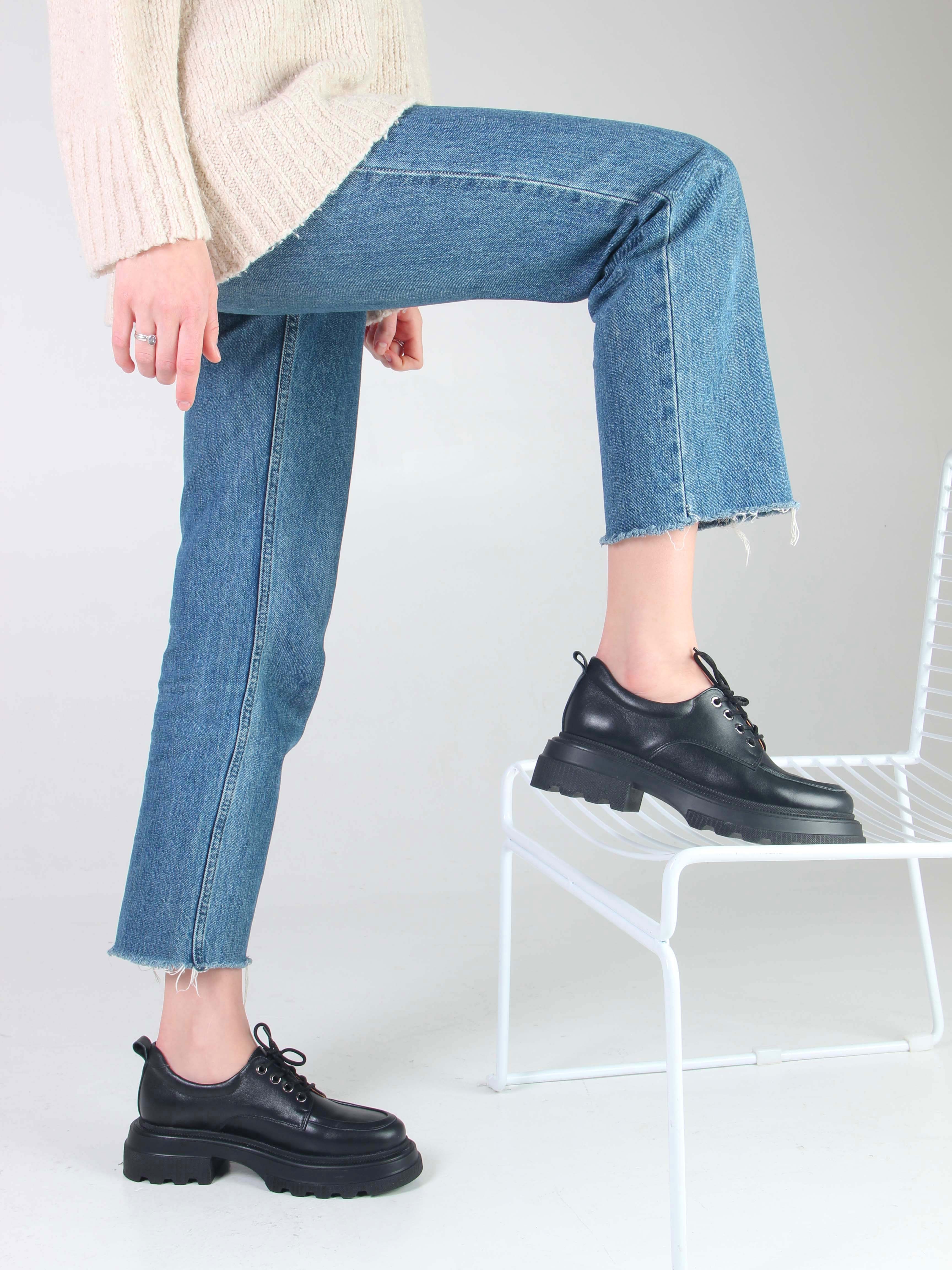 картинка Туфли полуботинки ED'ART 204.506'bl. Черный от интернет магазина