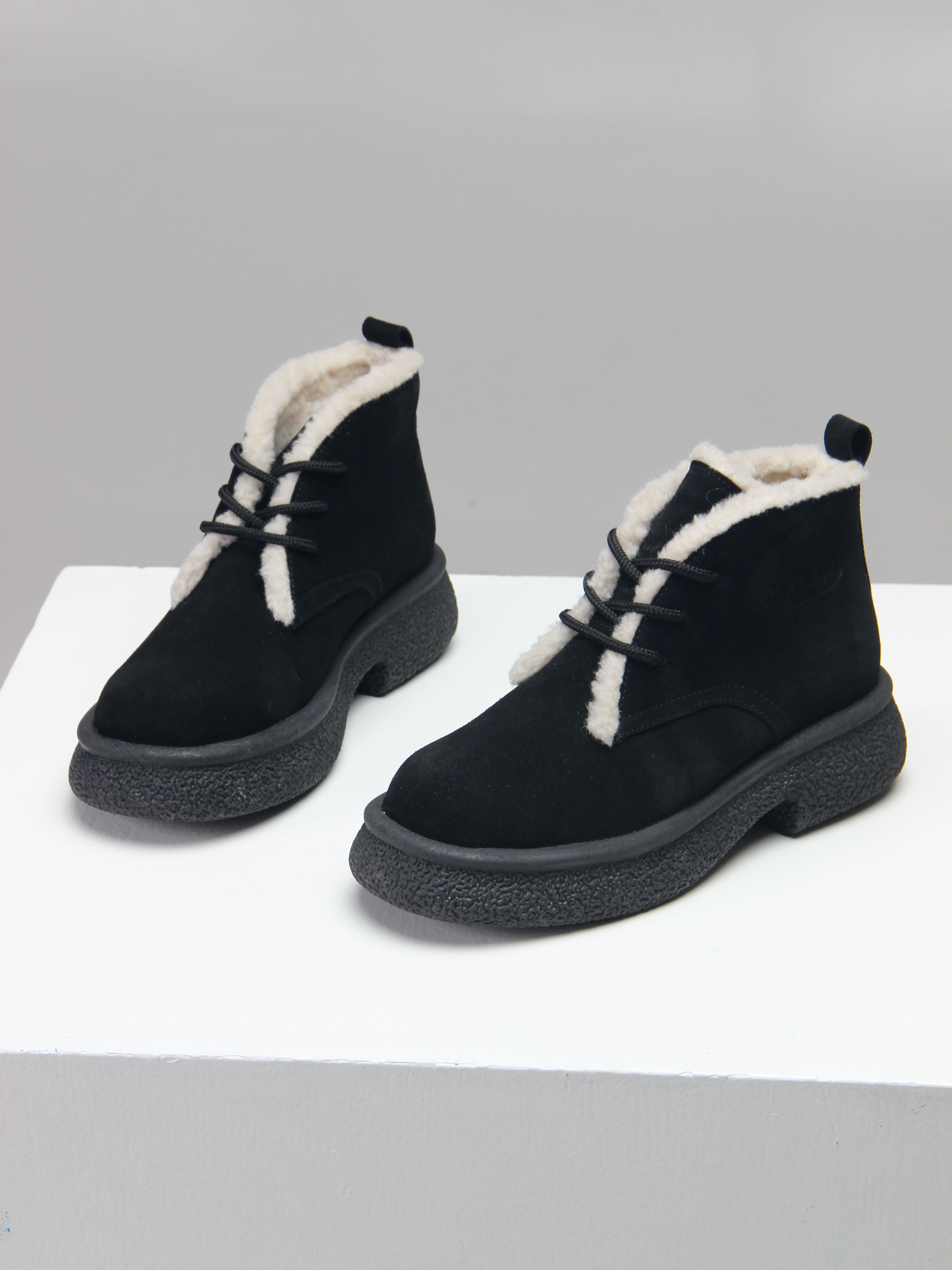 картинка Ботинки ED'ART 308.агата'bl. черный замша от интернет магазина